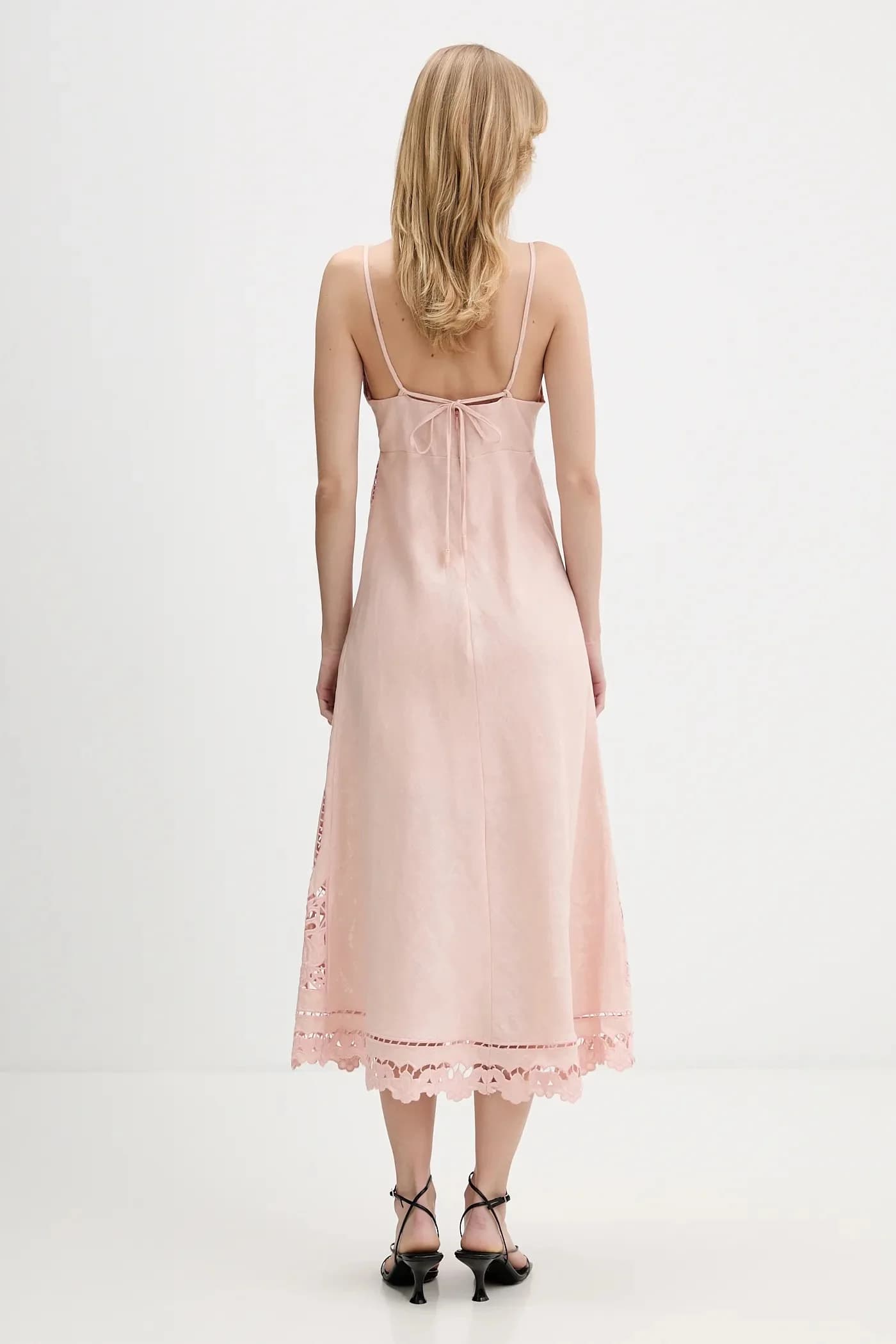 Льняное платье - фото 3