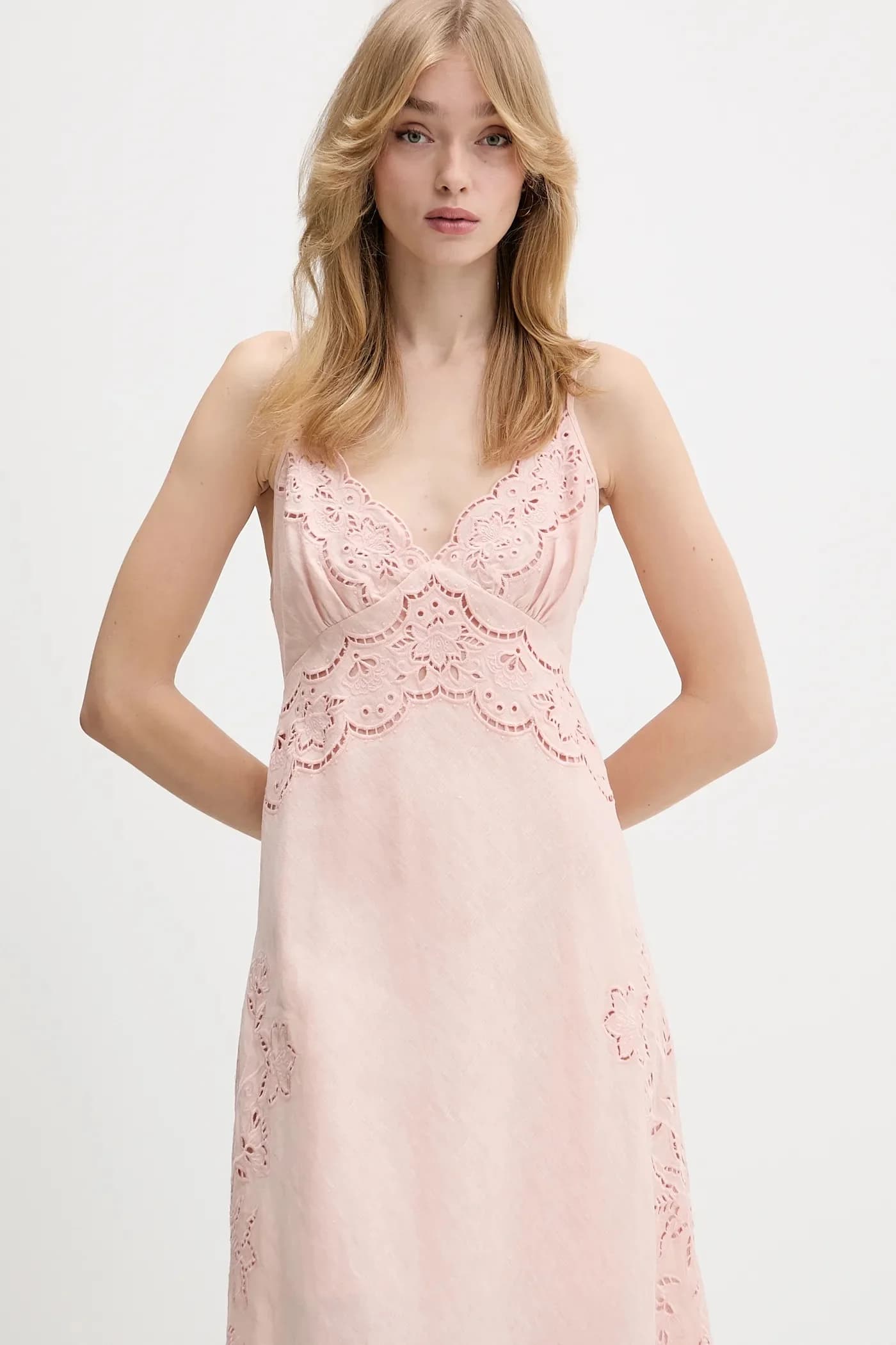 Льняное платье - фото 4