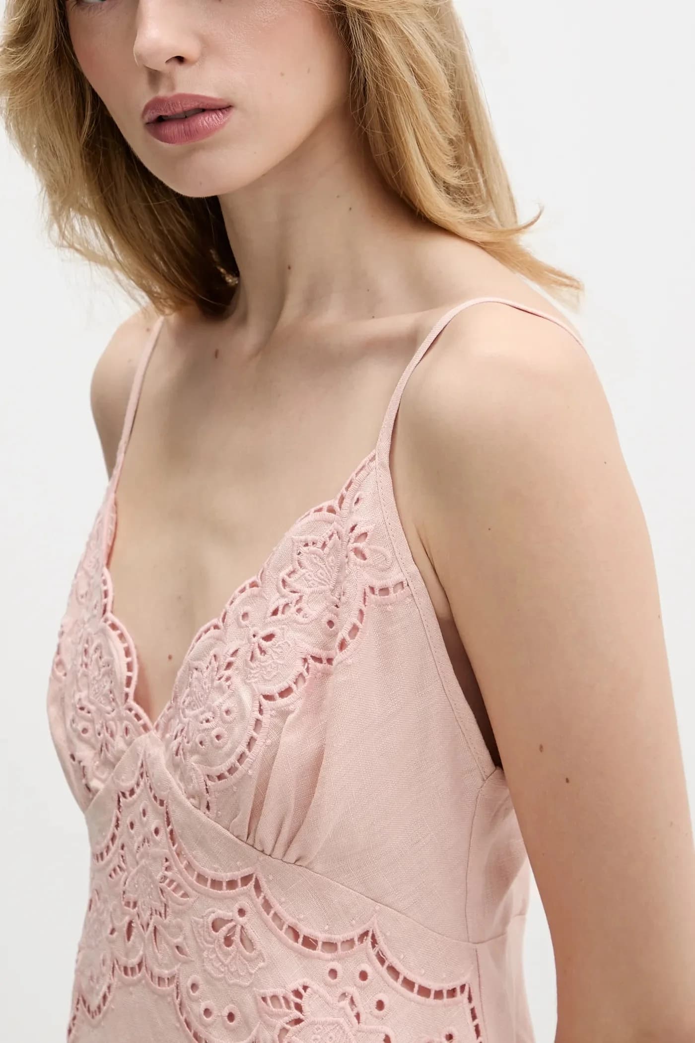 Льняное платье - фото 5