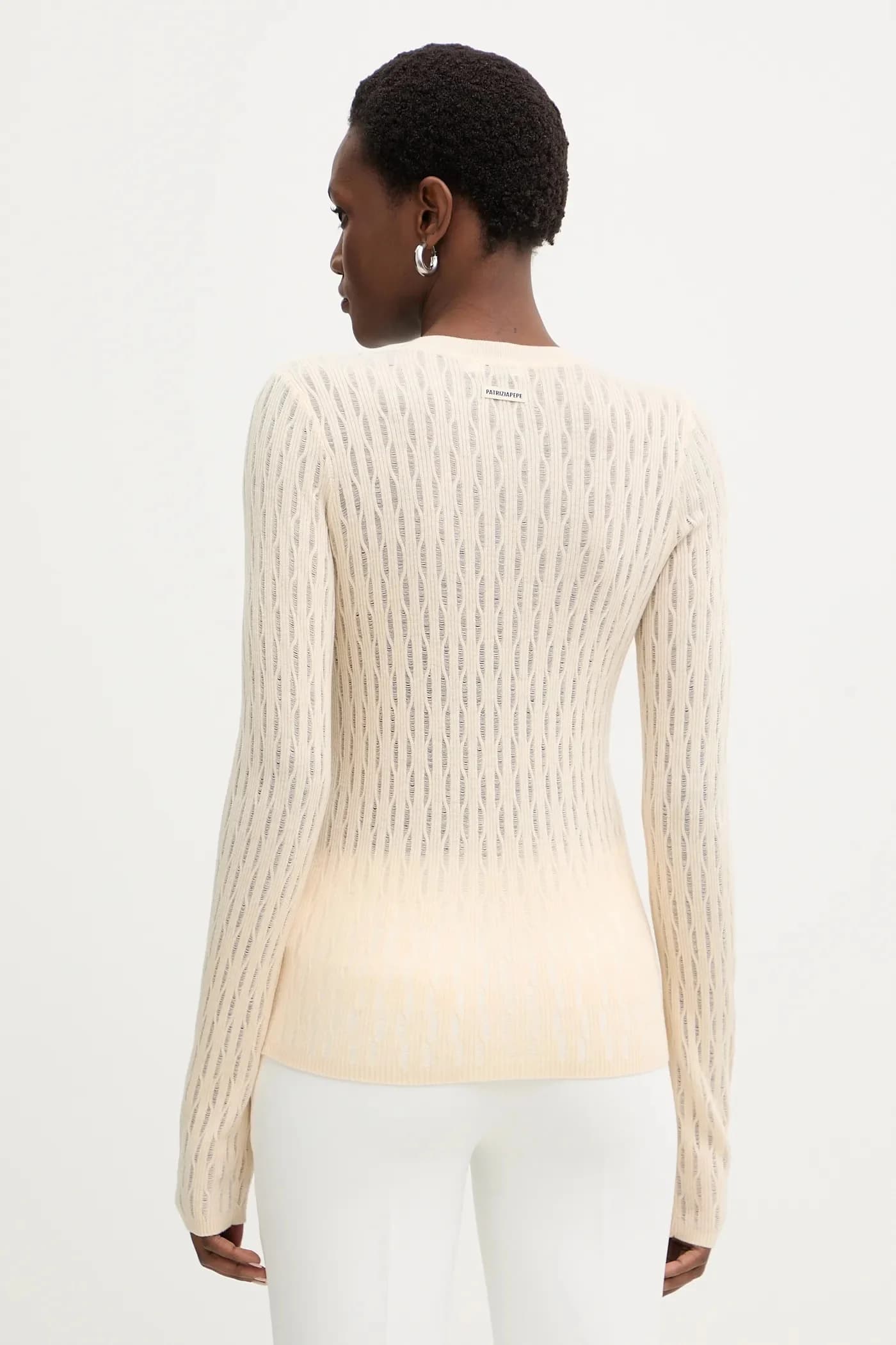 Свитер из смесовой шерсти - фото 3