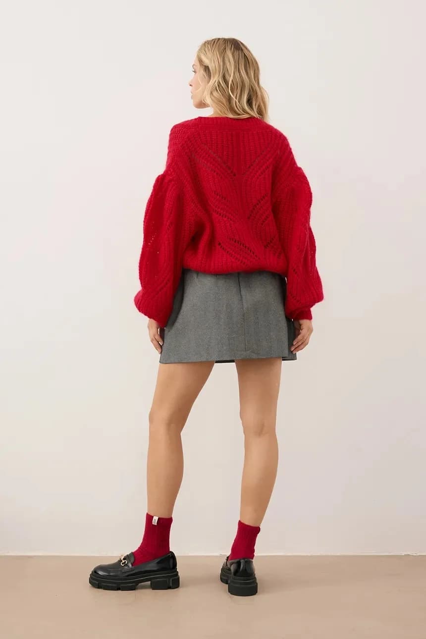 CLARA шерстяной кардиган - фото 3