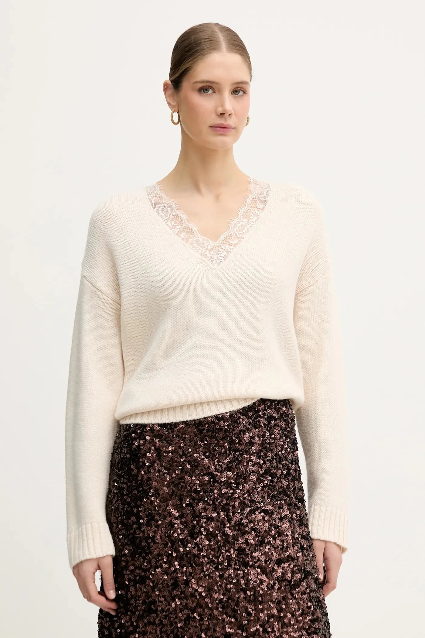 RICAMO свитер из смесовой шерсти