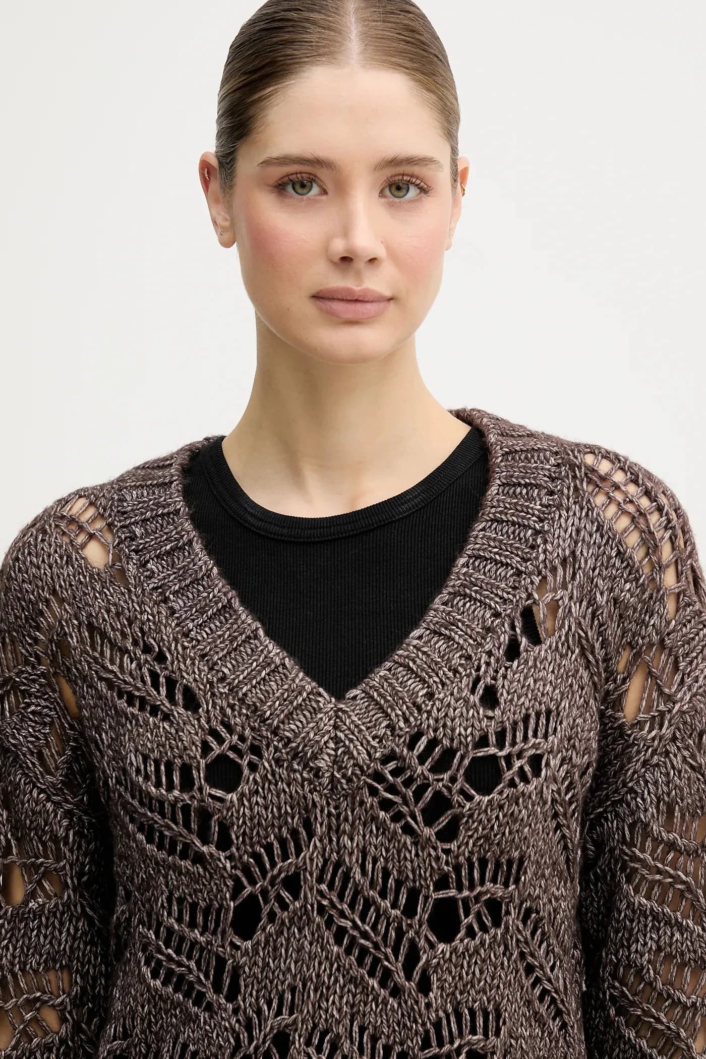 Свитер из смесовой шерсти - фото 4