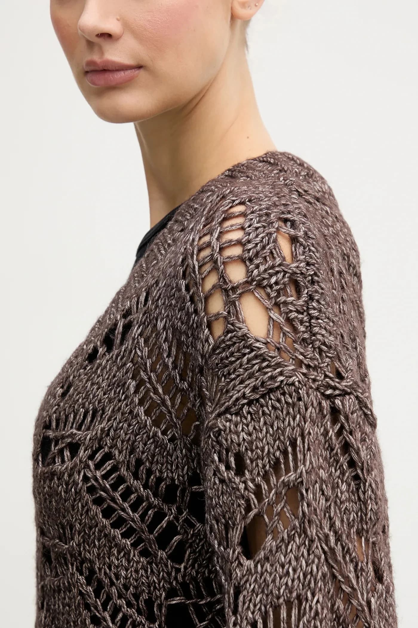 Свитер из смесовой шерсти - фото 5