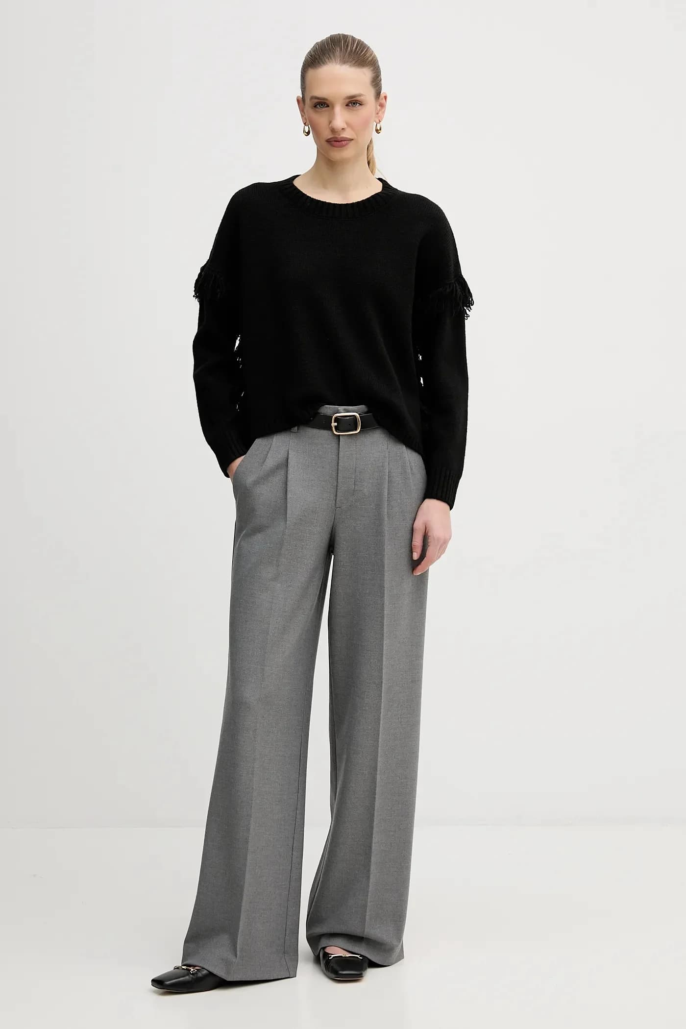 Свитер из смесовой шерсти - фото 2