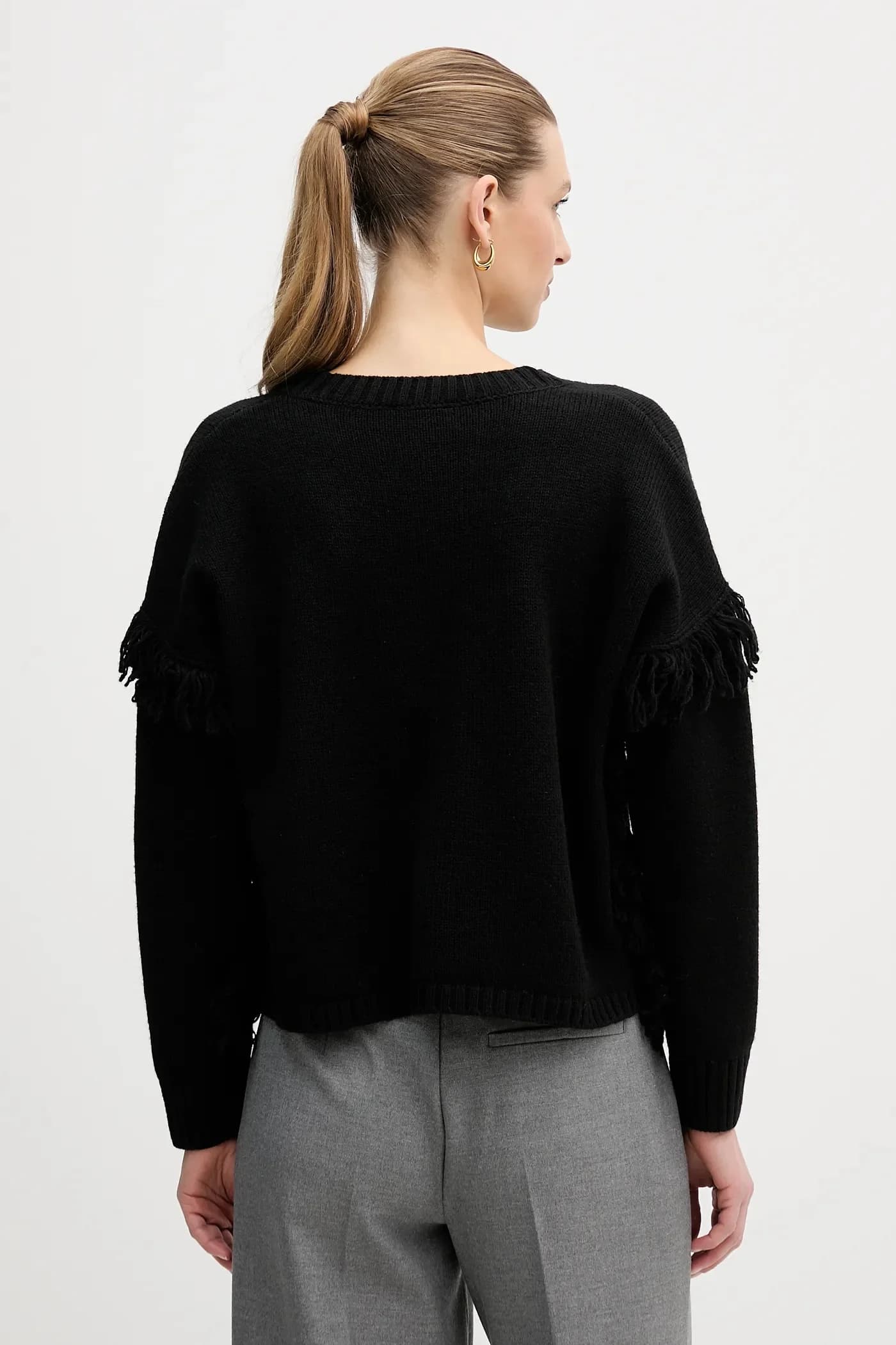 Свитер из смесовой шерсти - фото 3