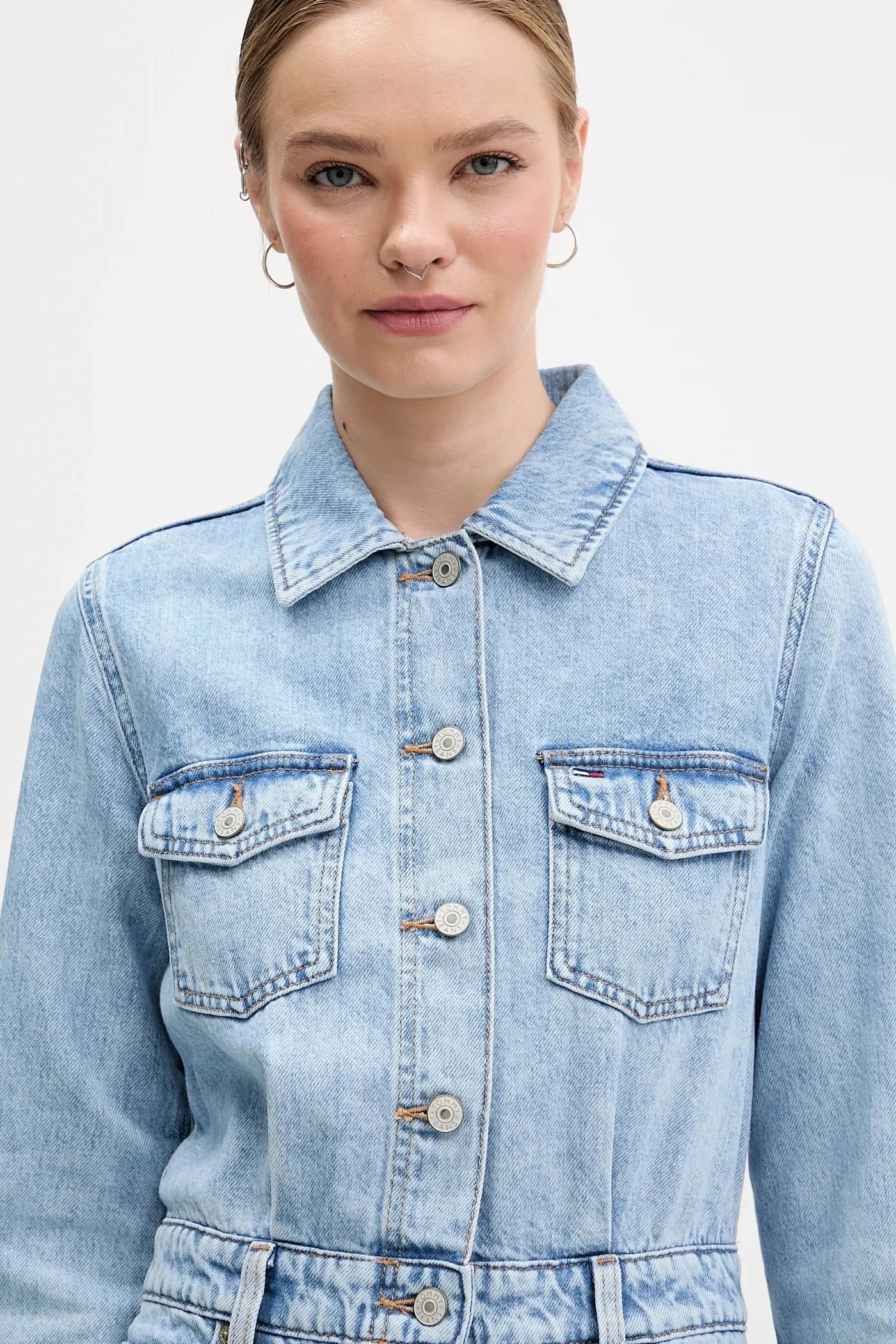 Джинсовое платье - фото 4