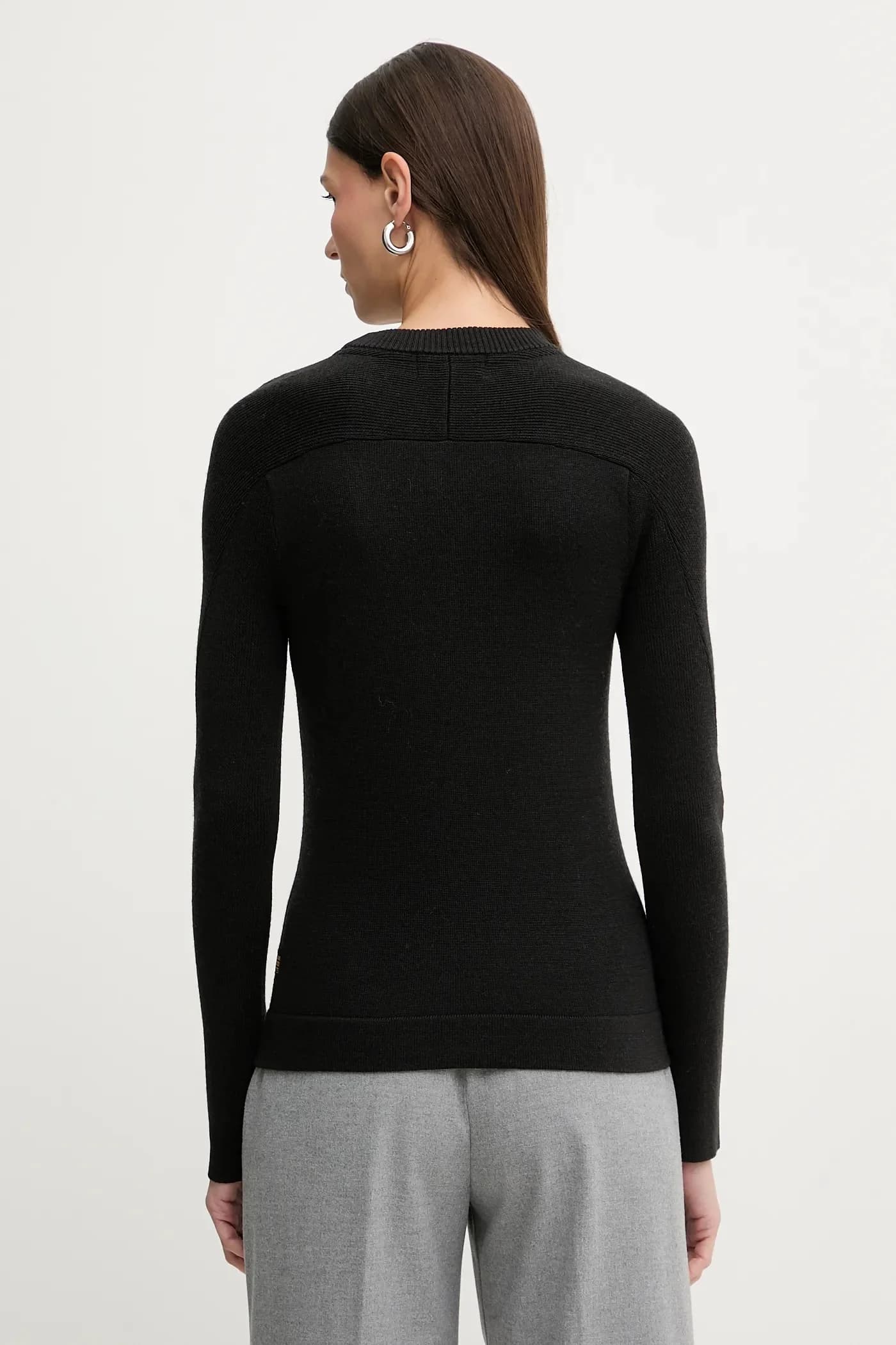 Свитер из основной шерсти - фото 3