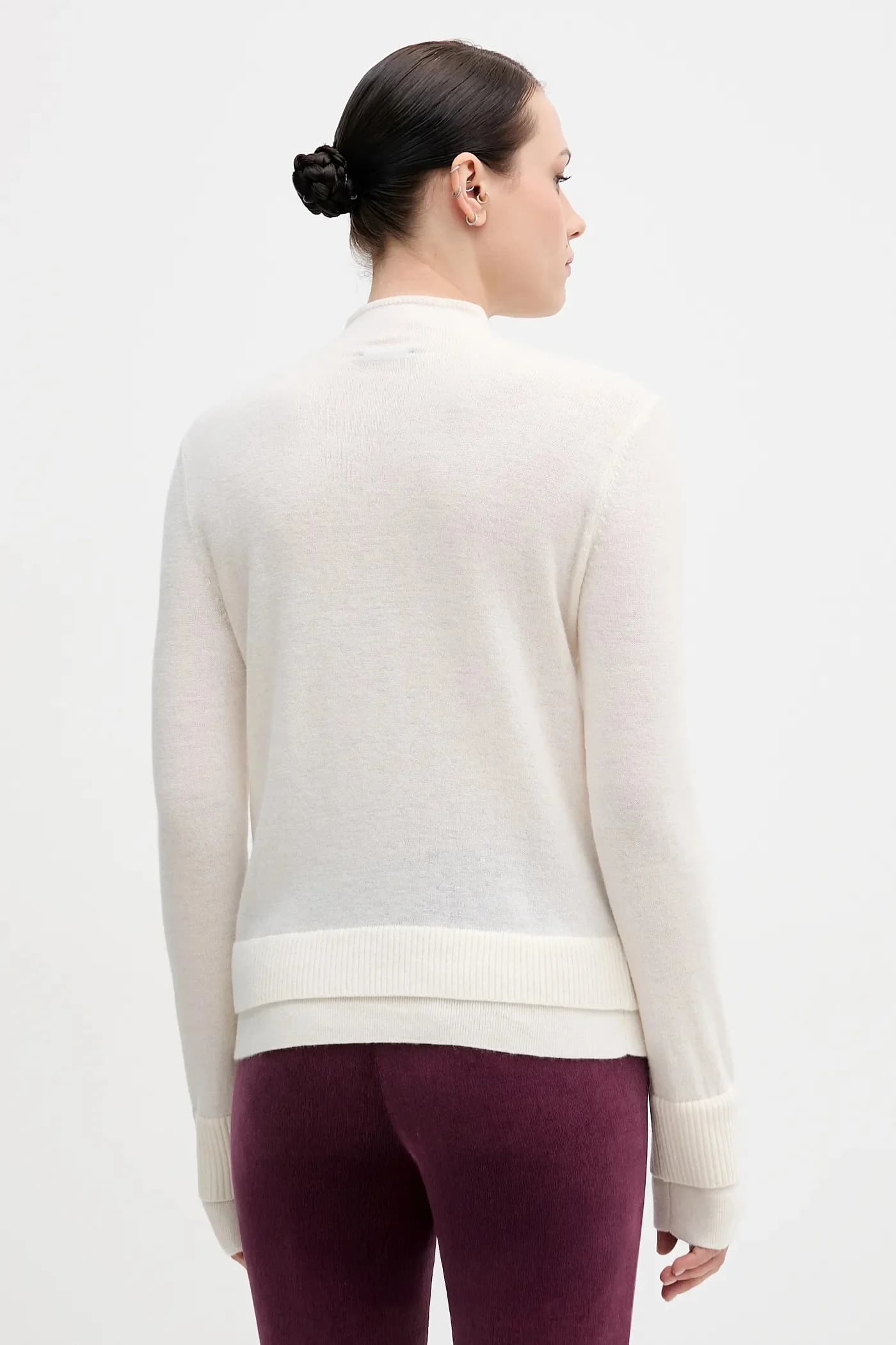 Свитер из смесовой шерсти - фото 3