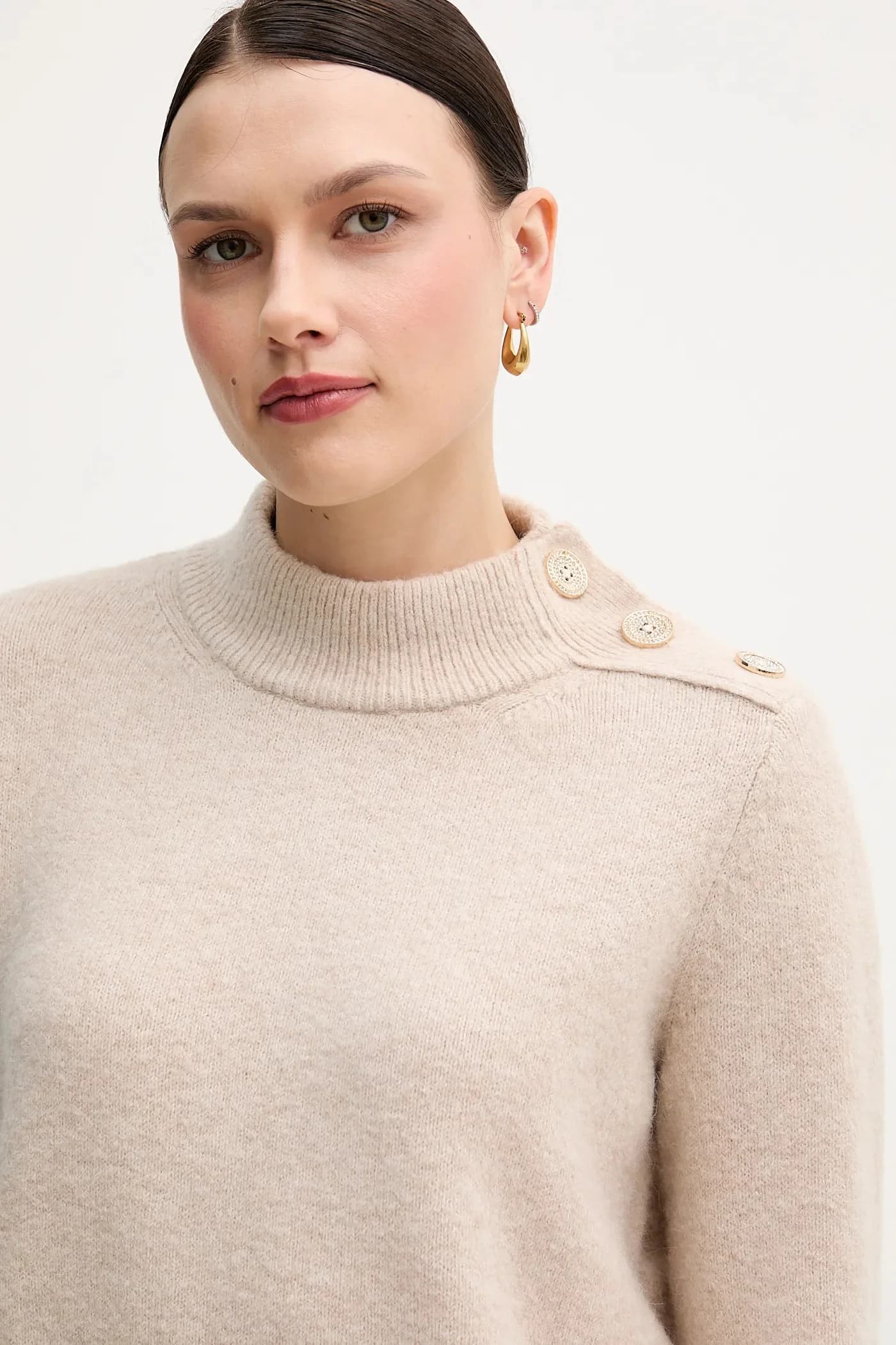 Свитер из смесовой шерсти - фото 4