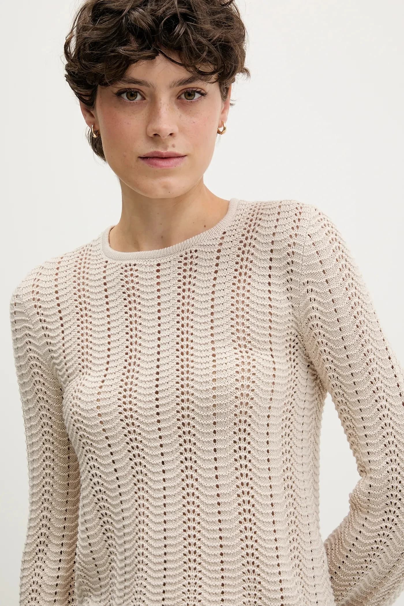 Хлопковый свитер - фото 4