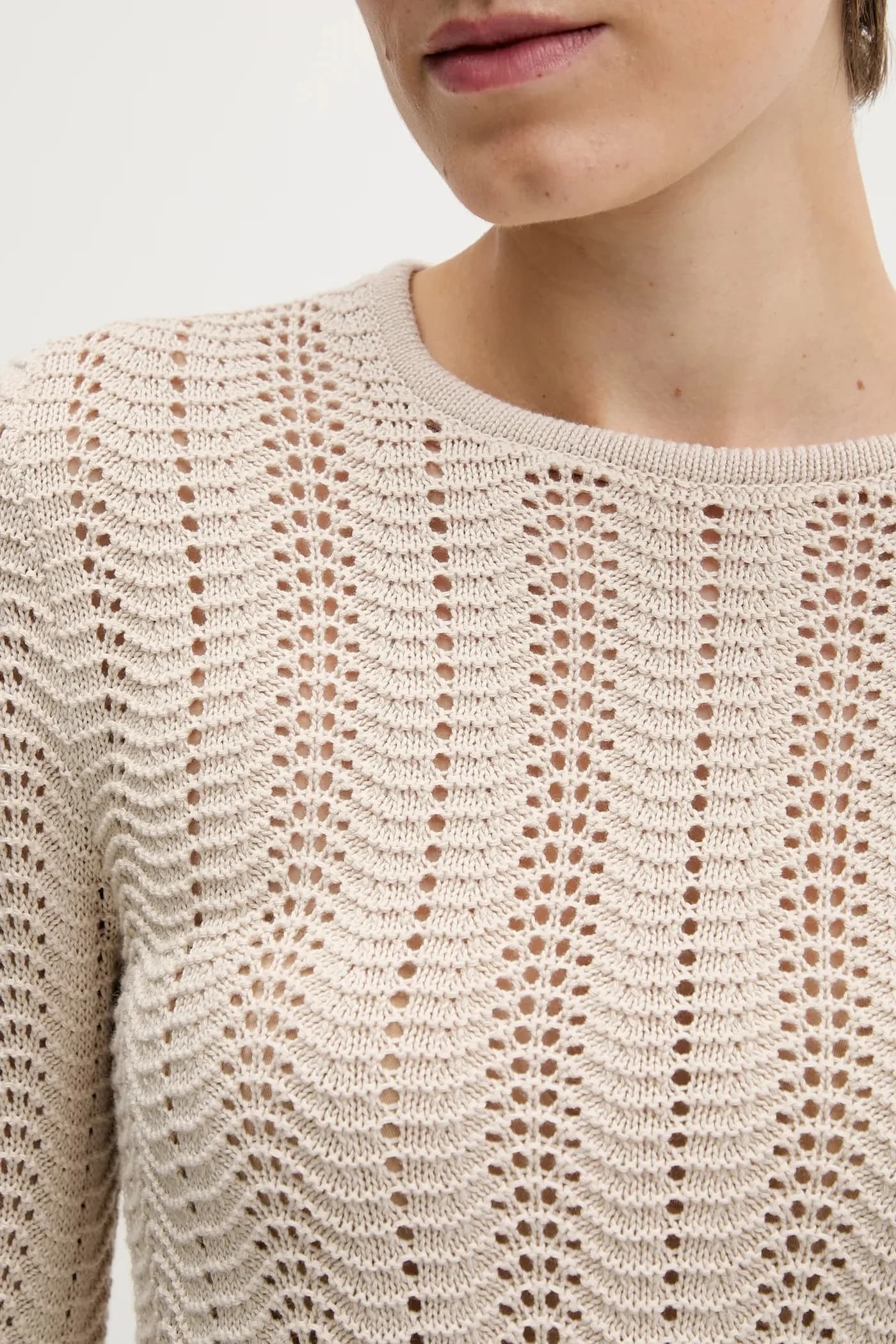 Хлопковый свитер - фото 5