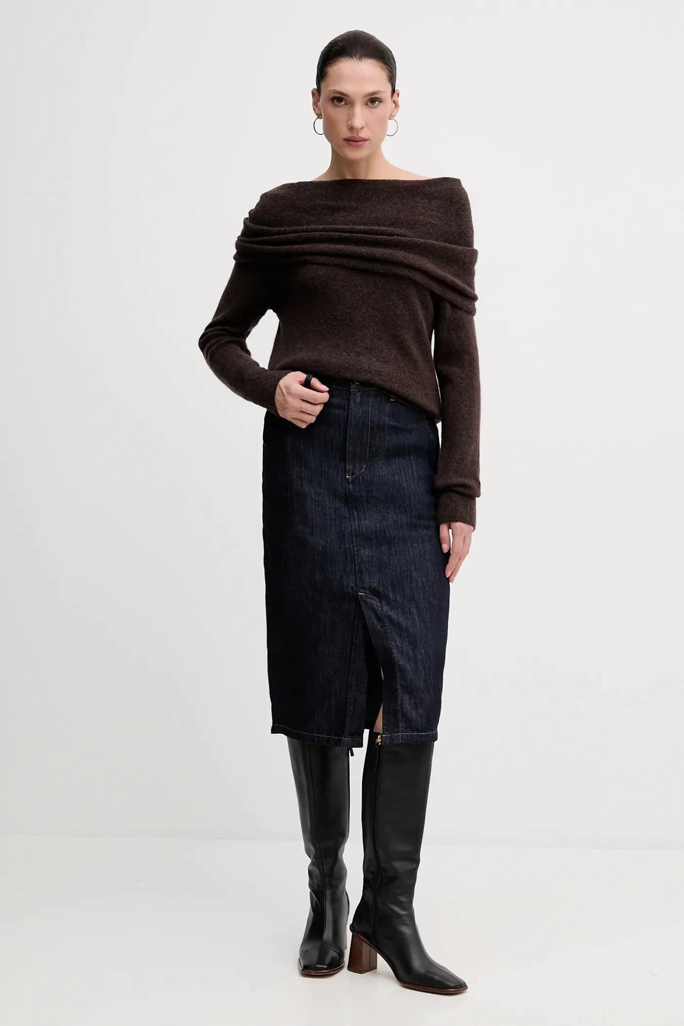 Свитер из смесовой шерсти - фото 2