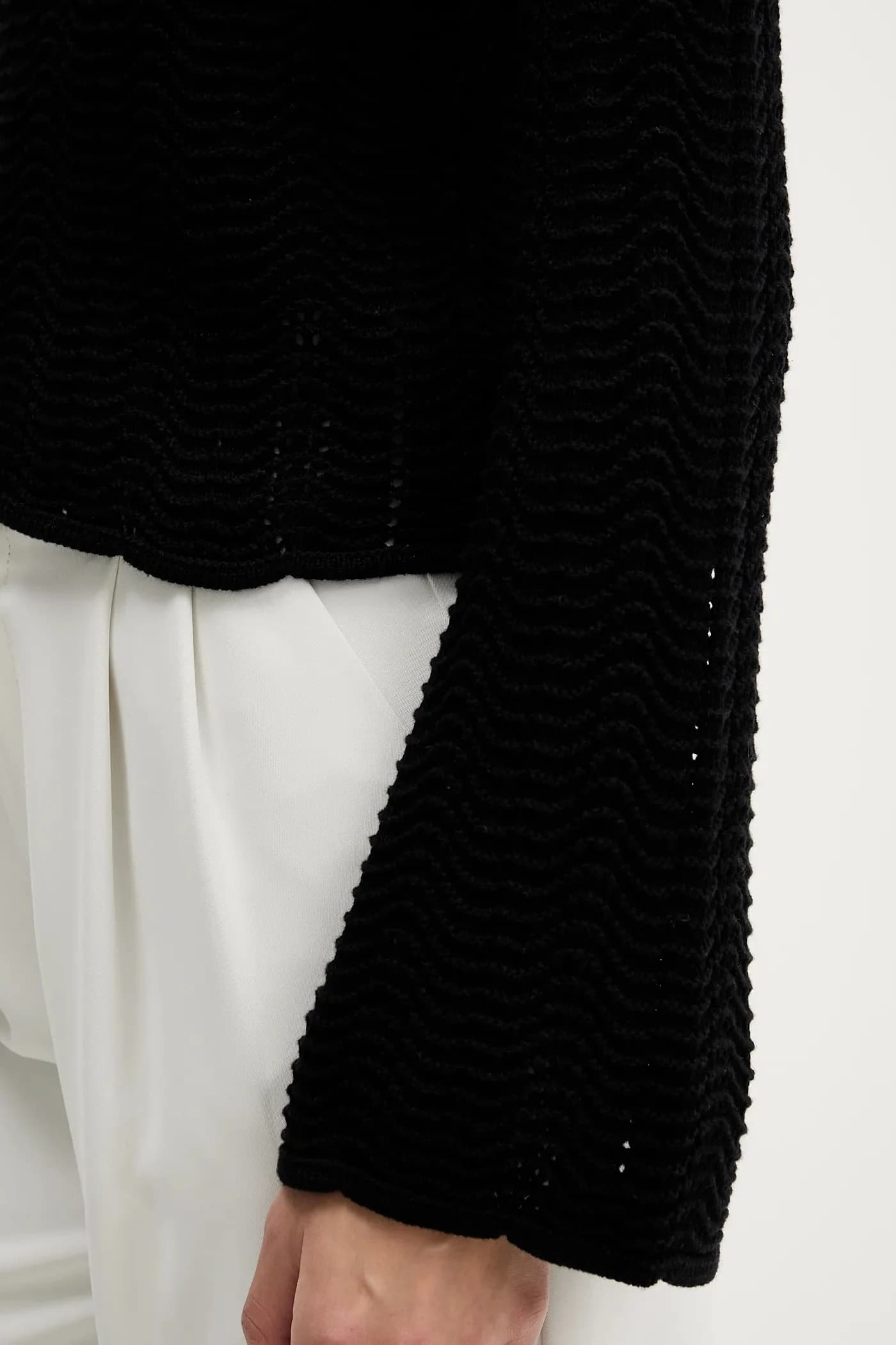 Хлопковый свитер - фото 5