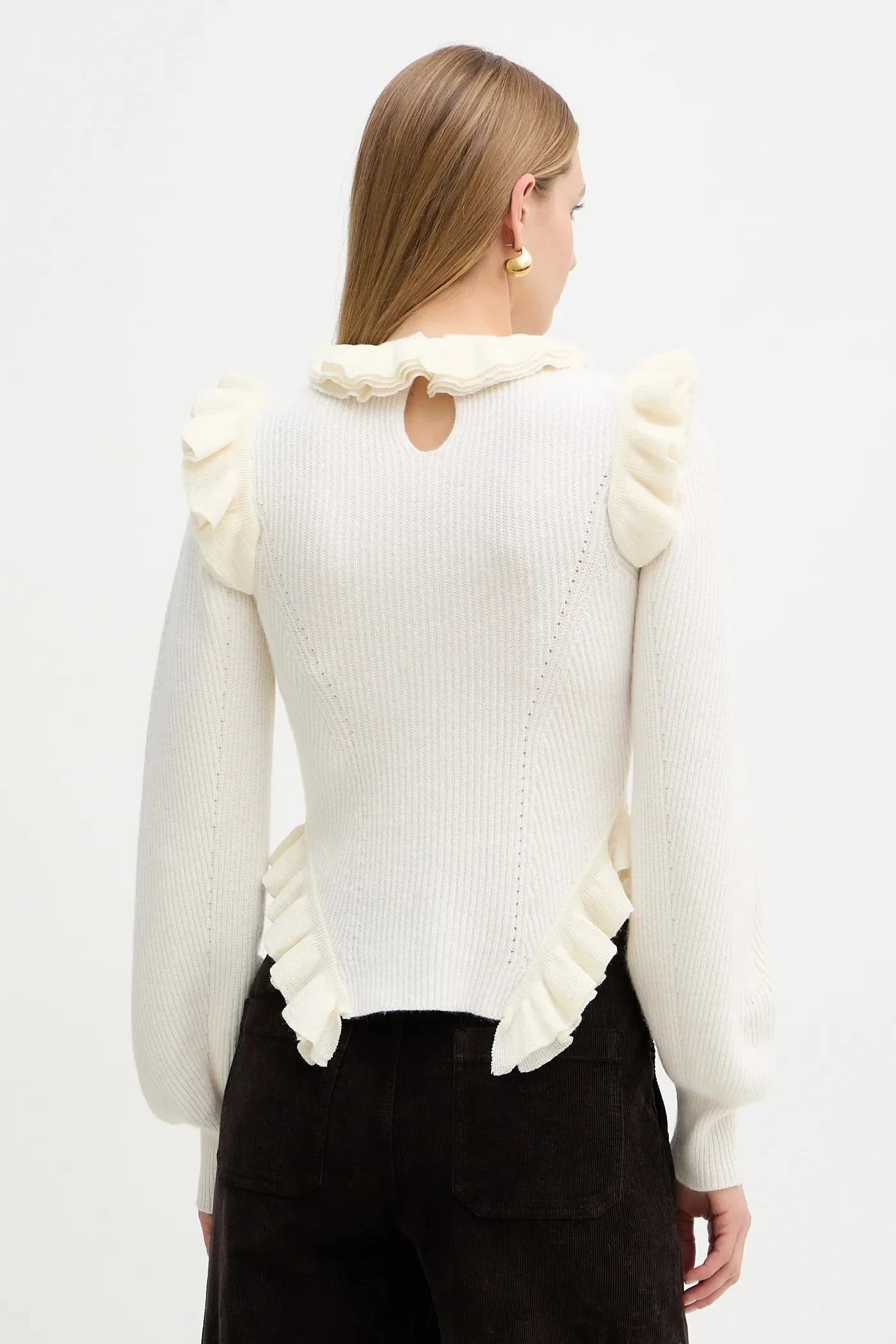 Свитер из смесовой шерсти - фото 3