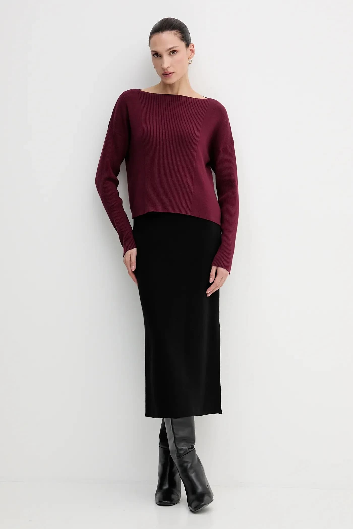 Свитер из смесовой шерсти - фото 2