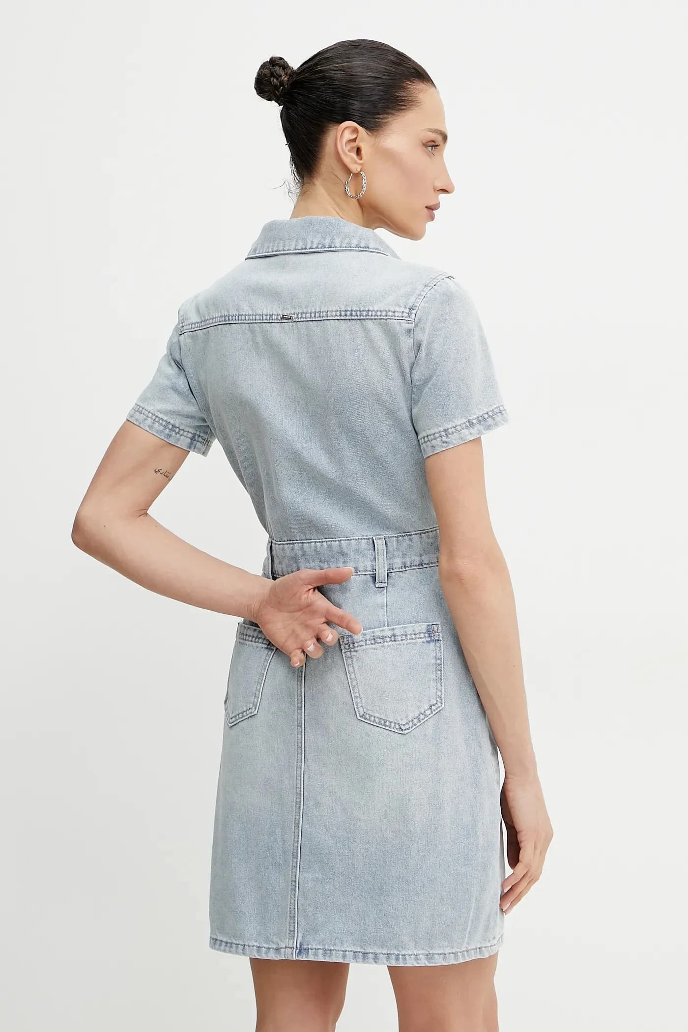 Джинсовое платье - фото 3