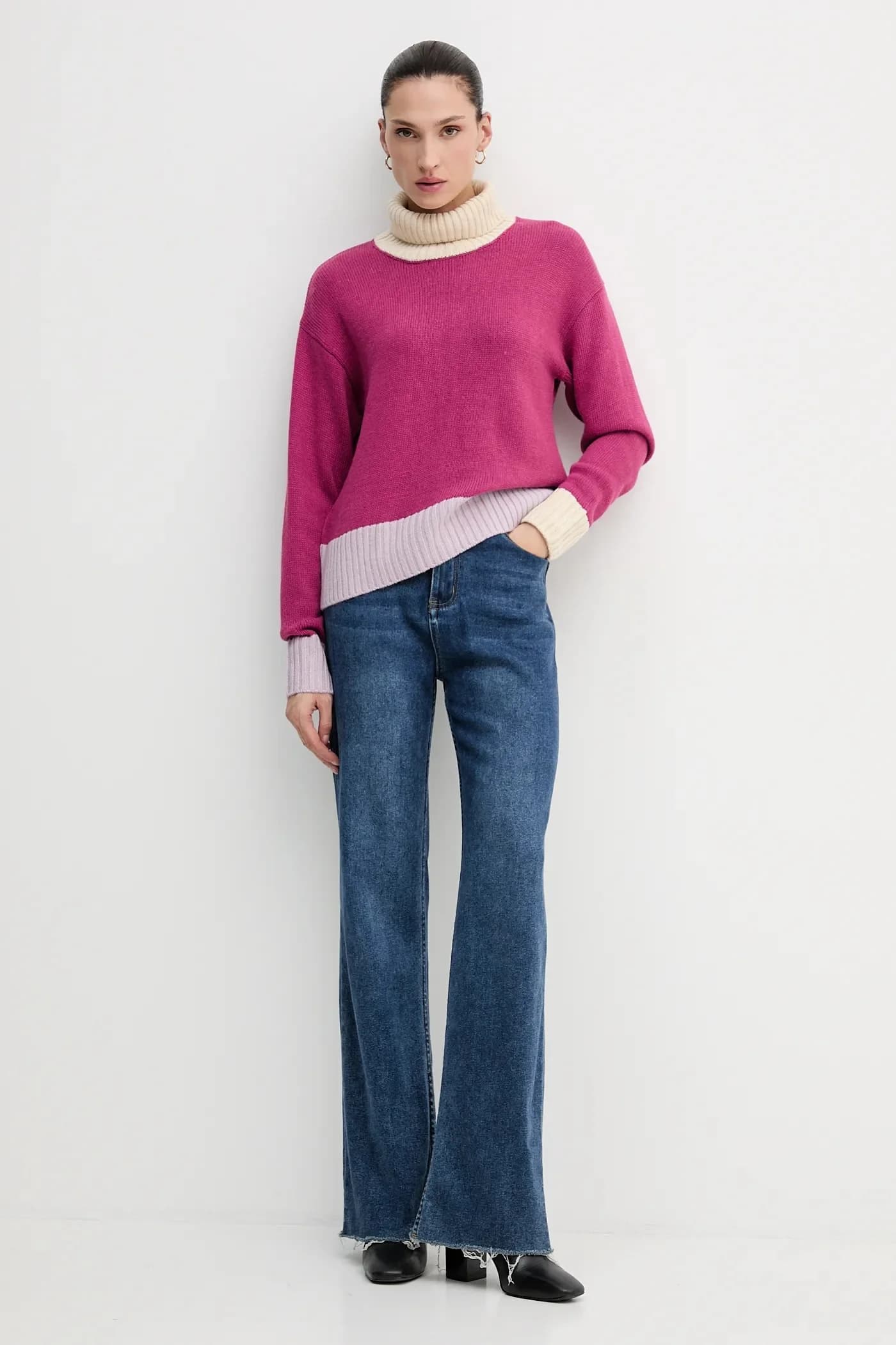 Свитер из смесовой шерсти - фото 2