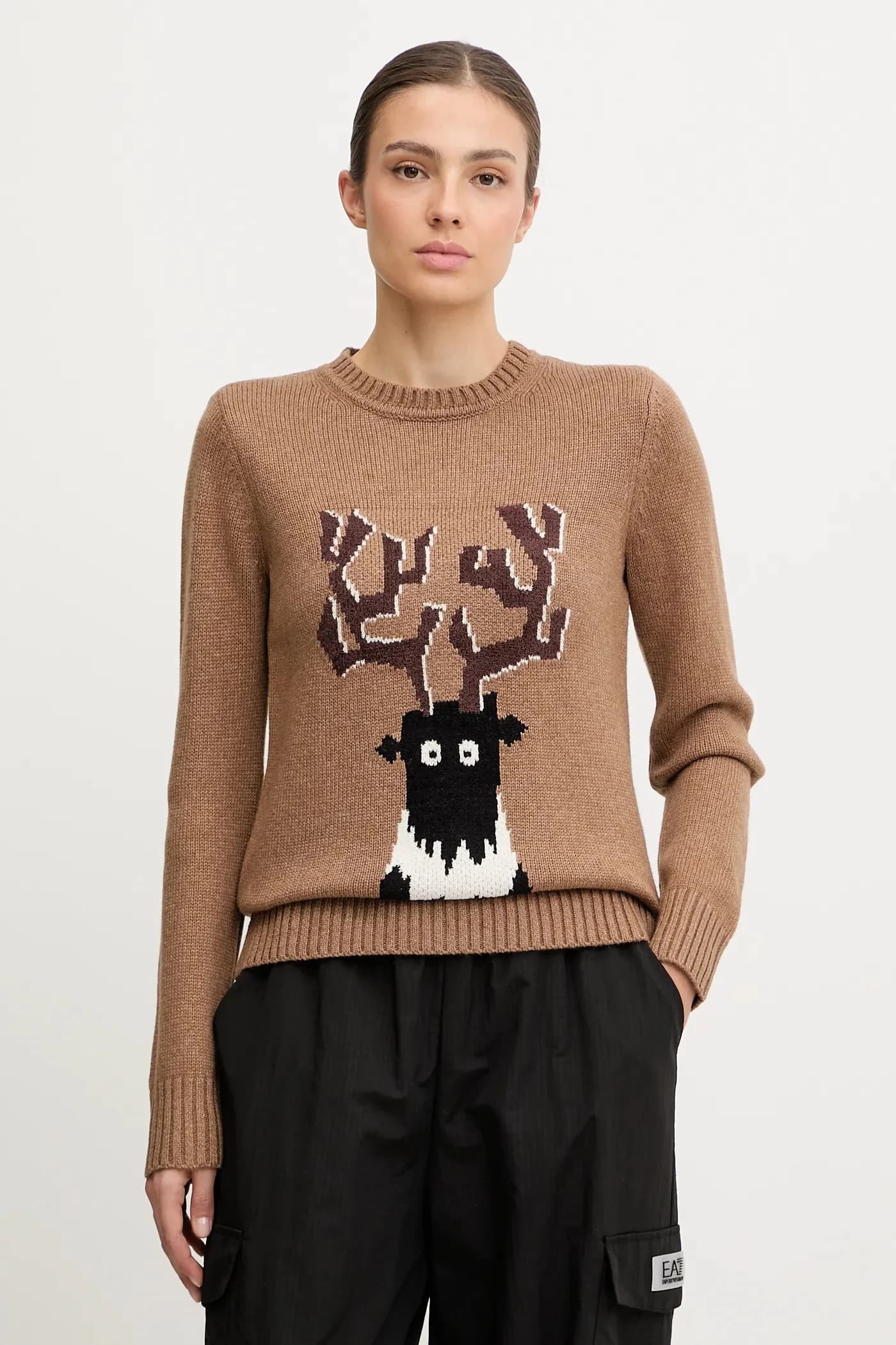 Свитер из смесовой шерсти