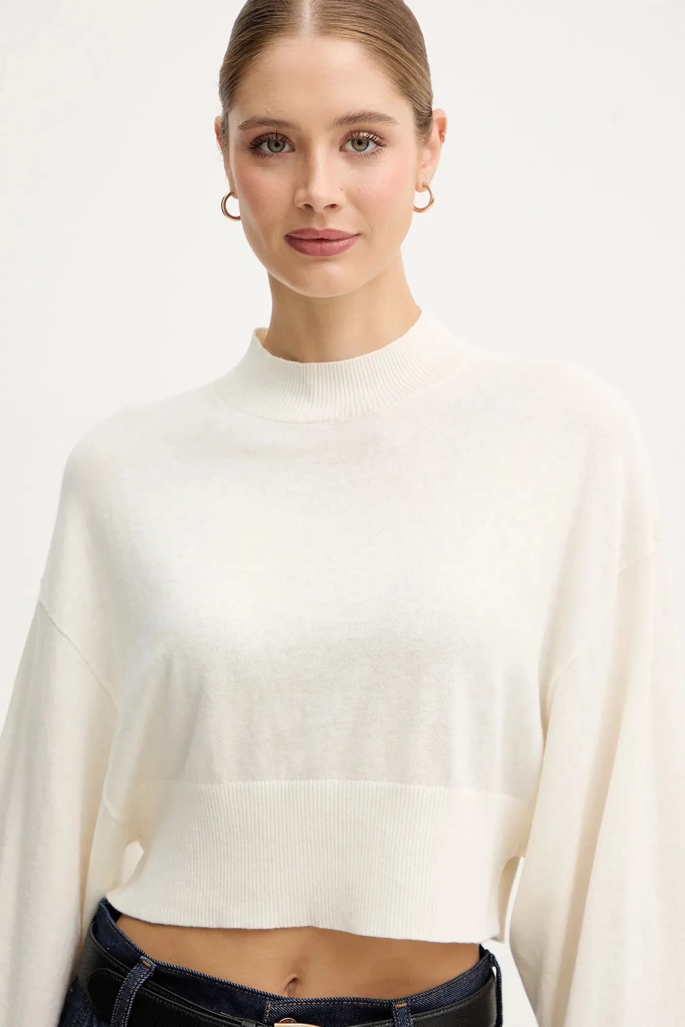 Свитер из смесовой шерсти - фото 4