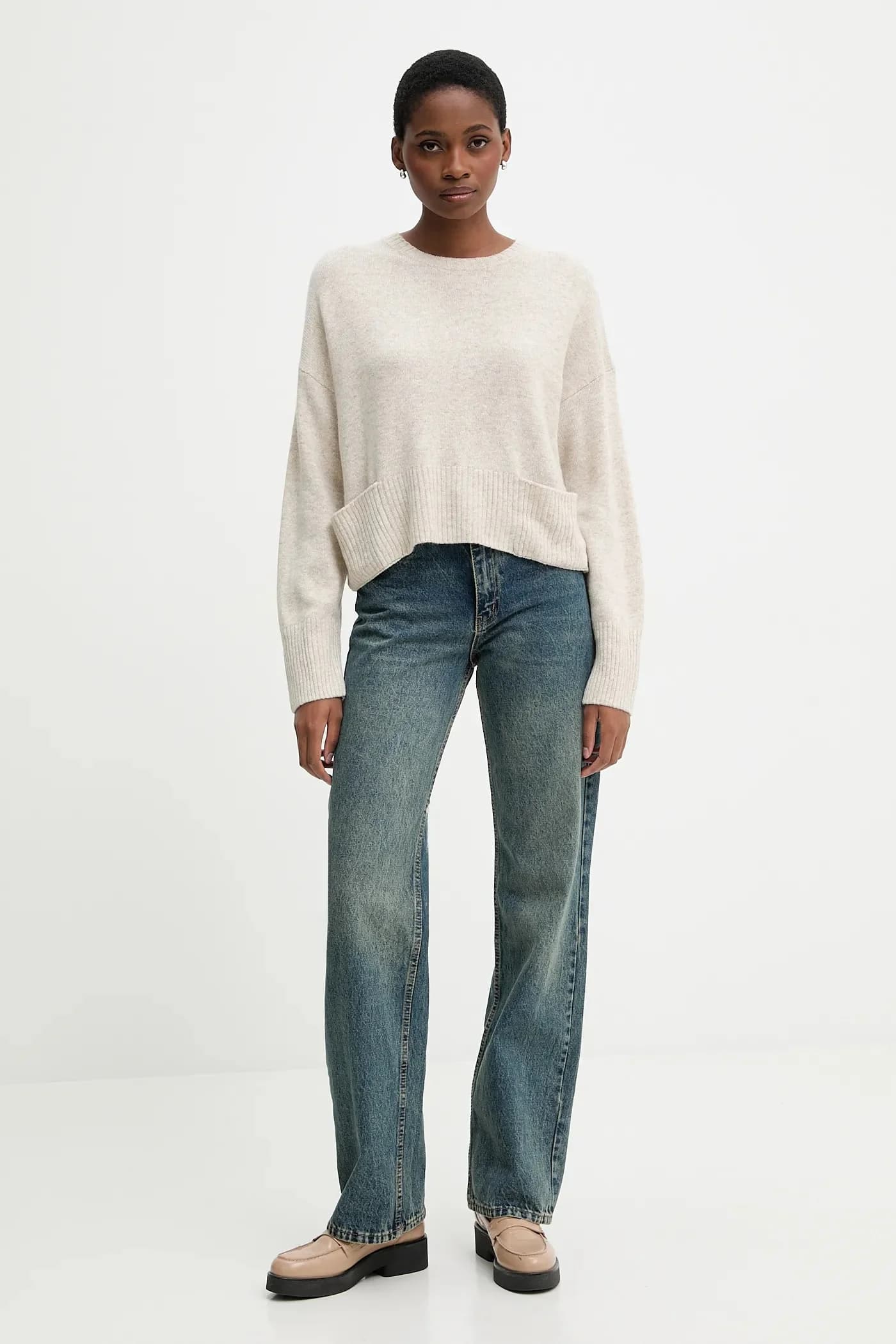 Свитер из смесовой шерсти - фото 2