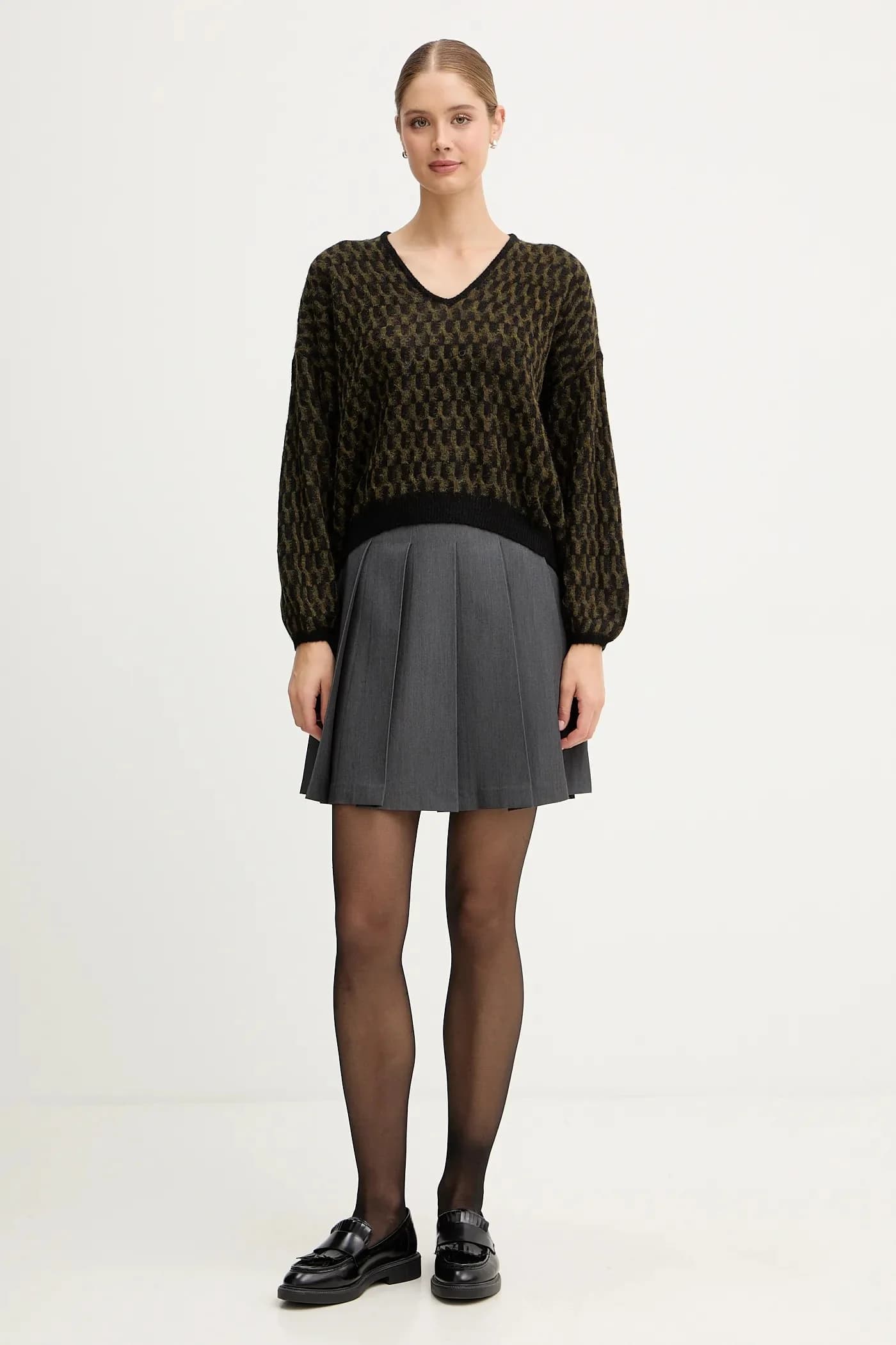 Свитер из смесовой шерсти - фото 2