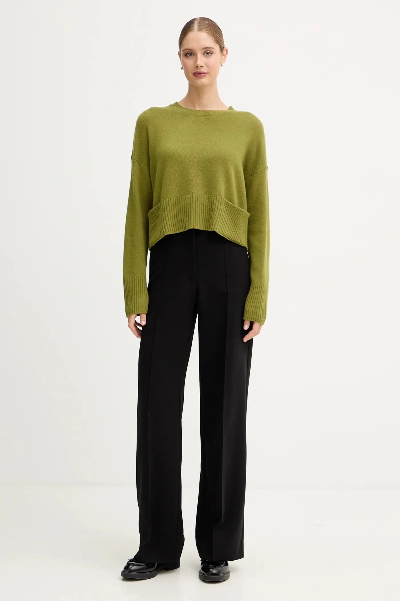 Свитер из смесовой шерсти - фото 2