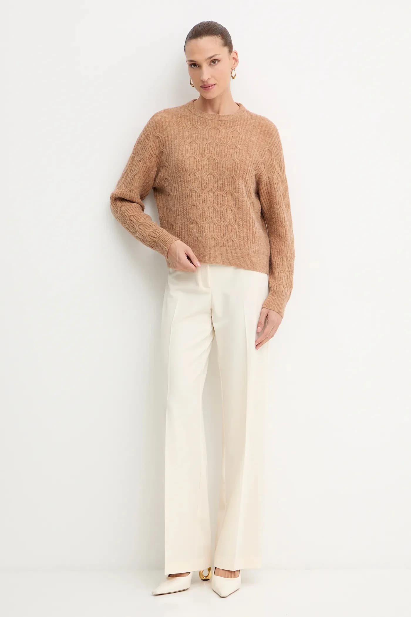 Свитер из смесовой шерсти - фото 2