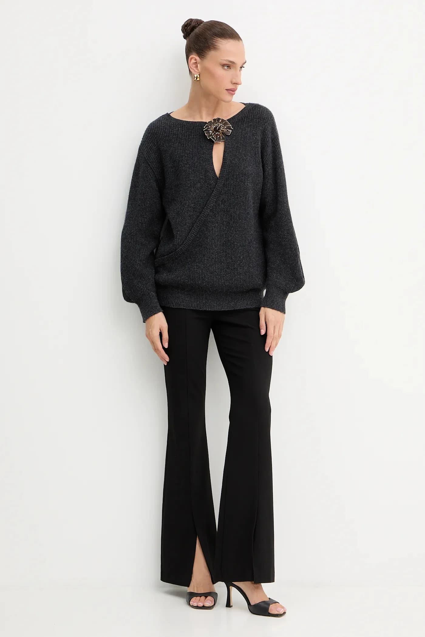 Свитер из смесовой шерсти - фото 2