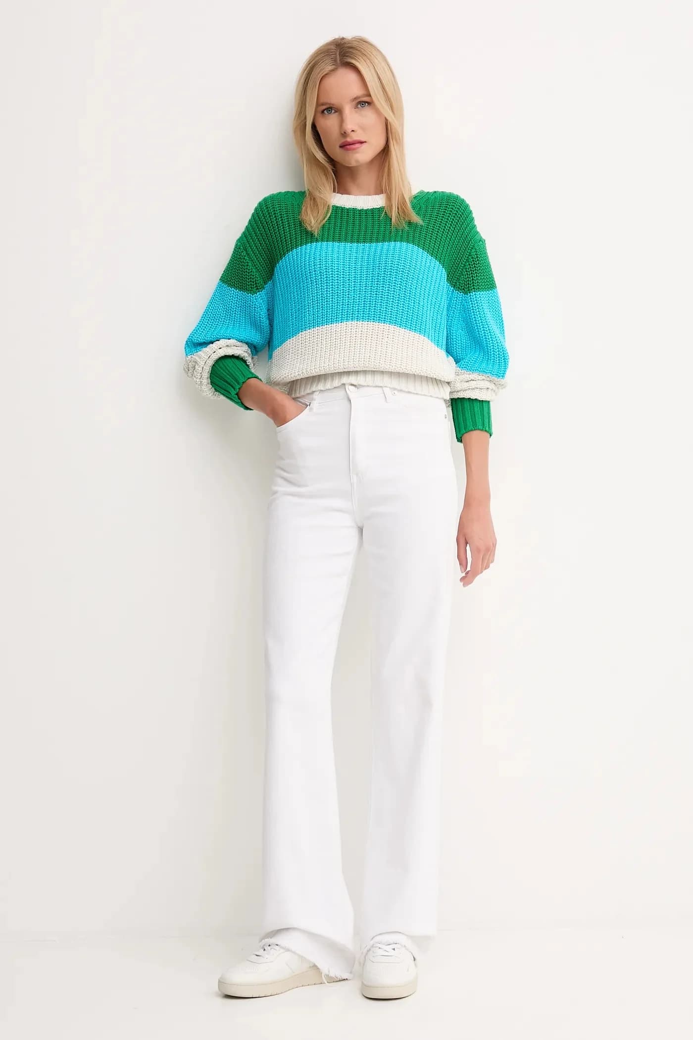 Хлопковый свитер - фото 2