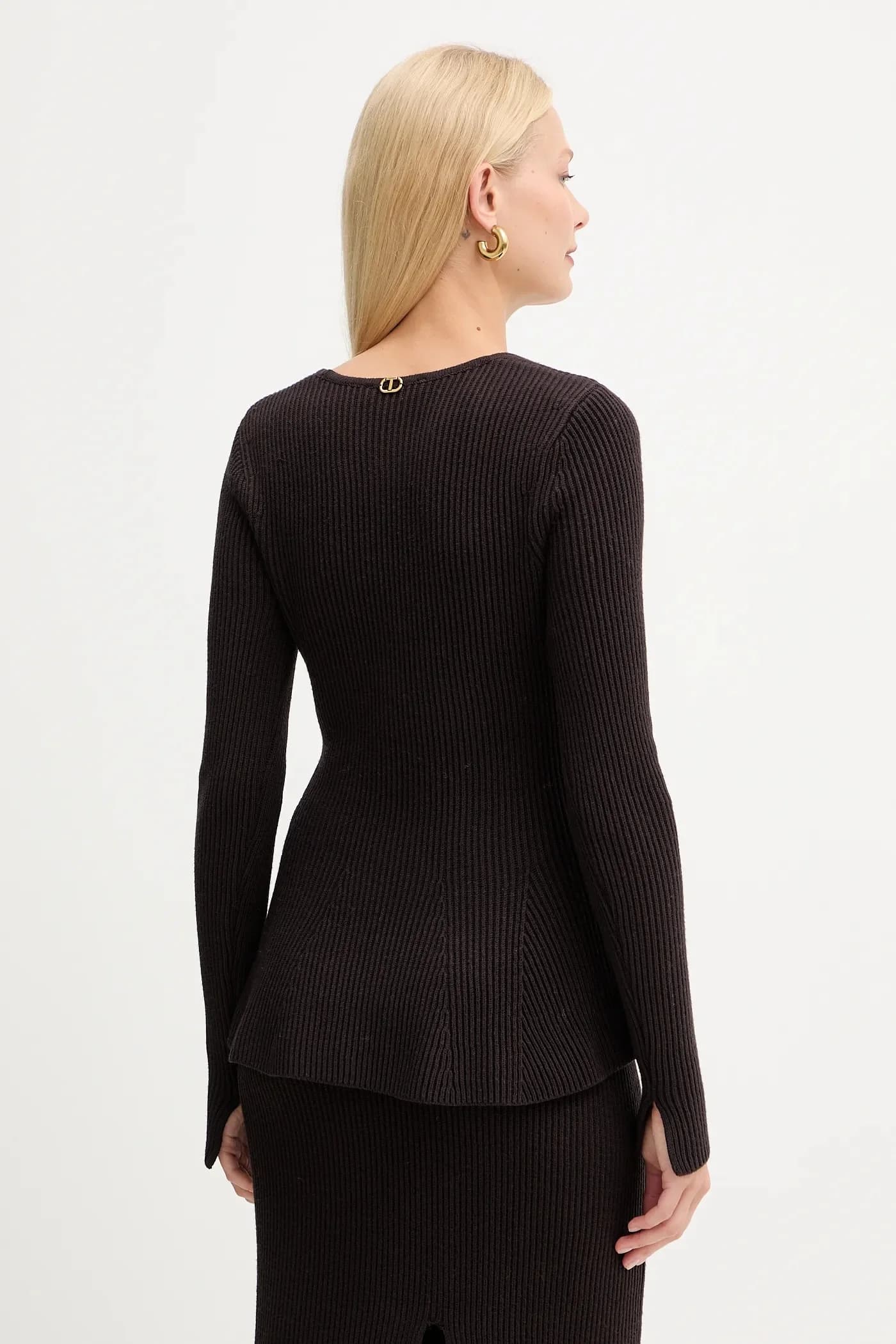 Свитер из смесовой шерсти - фото 3