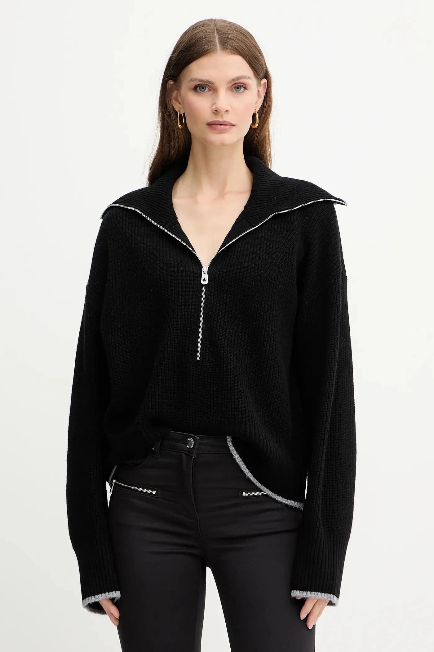 Свитер из смесовой шерсти