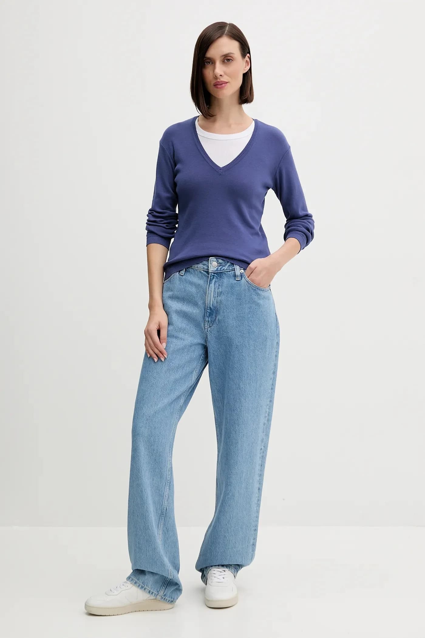 Хлопковый свитер - фото 2