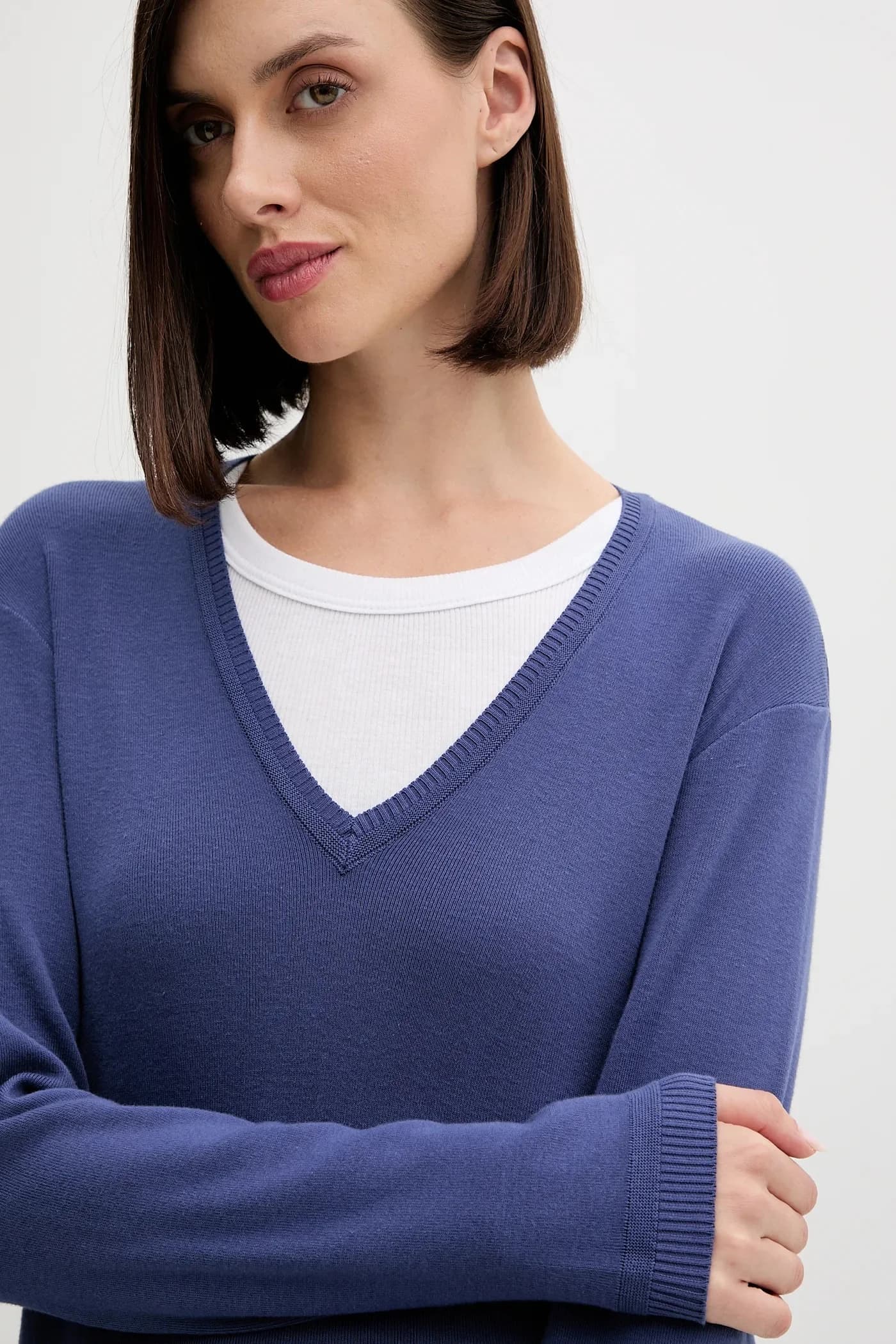 Хлопковый свитер - фото 4