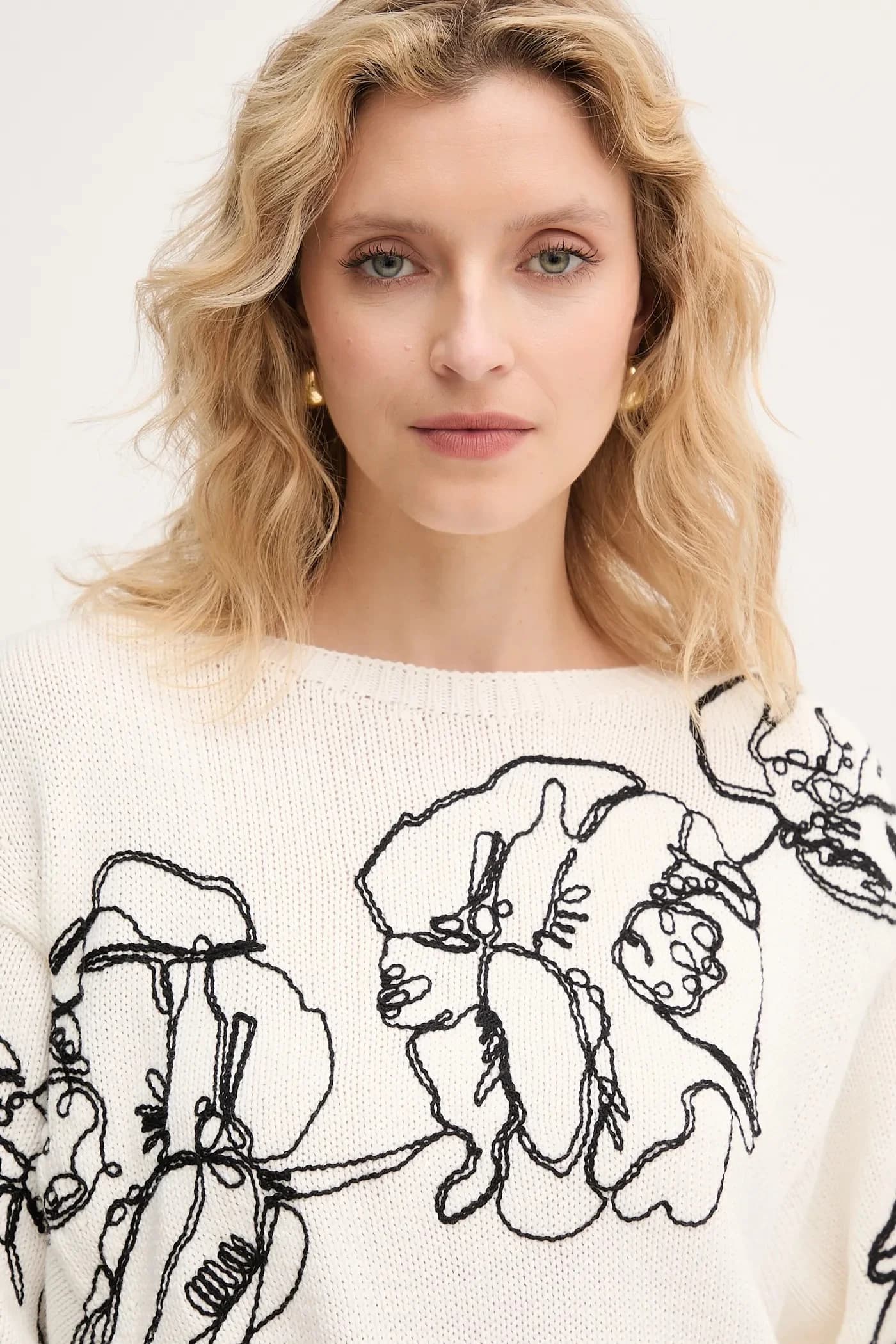 Свитер из смесовой шерсти - фото 4