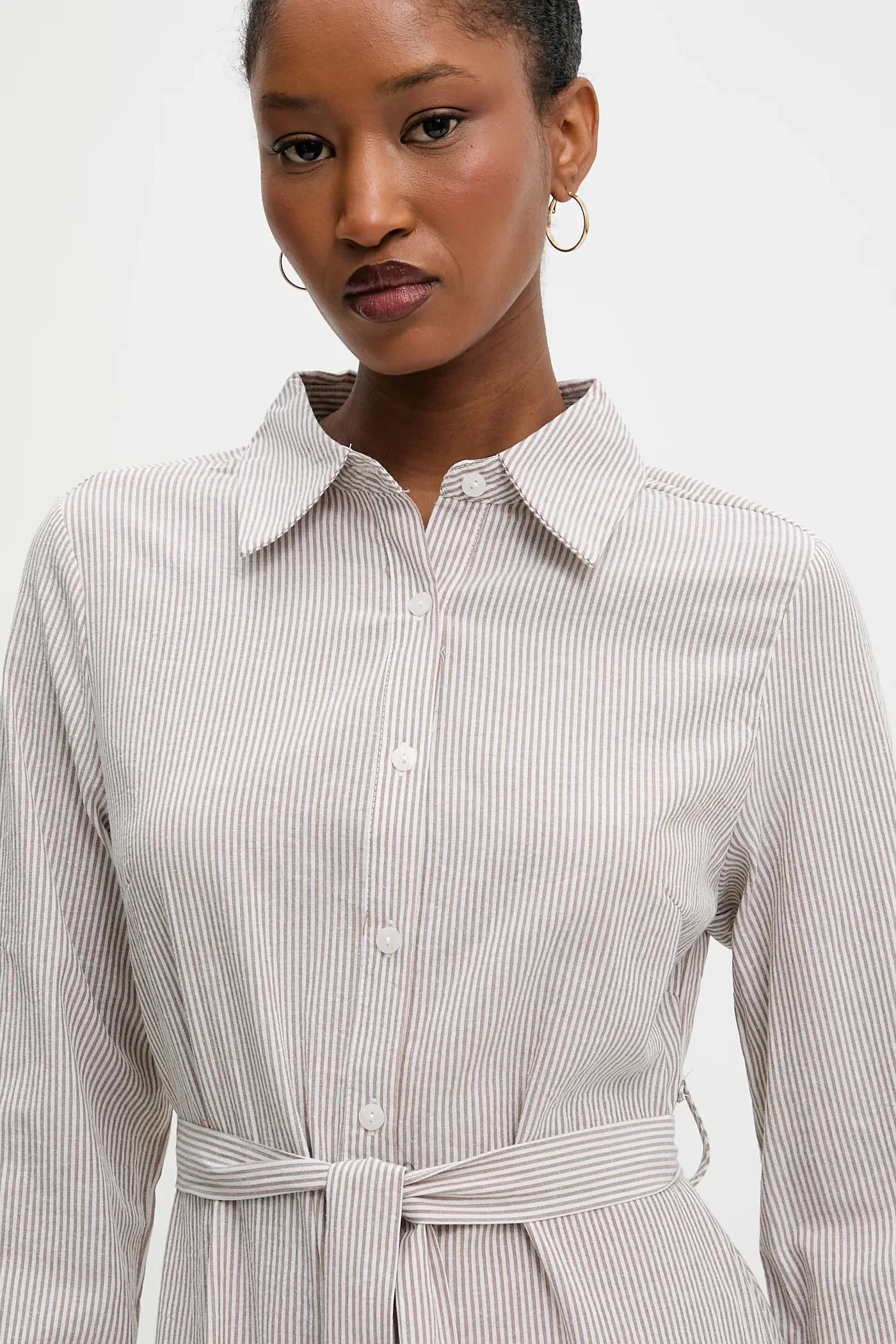 Льняное платье - фото 4