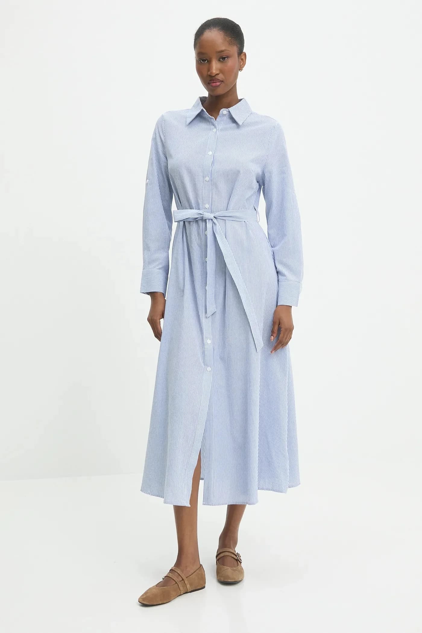 Льняное платье - фото 2