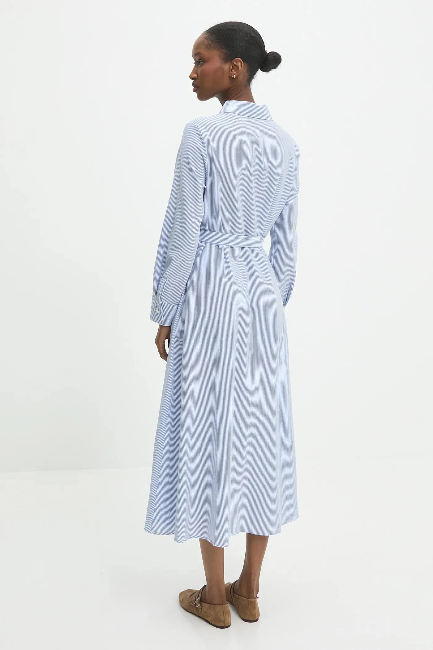 Льняное платье - фото 3