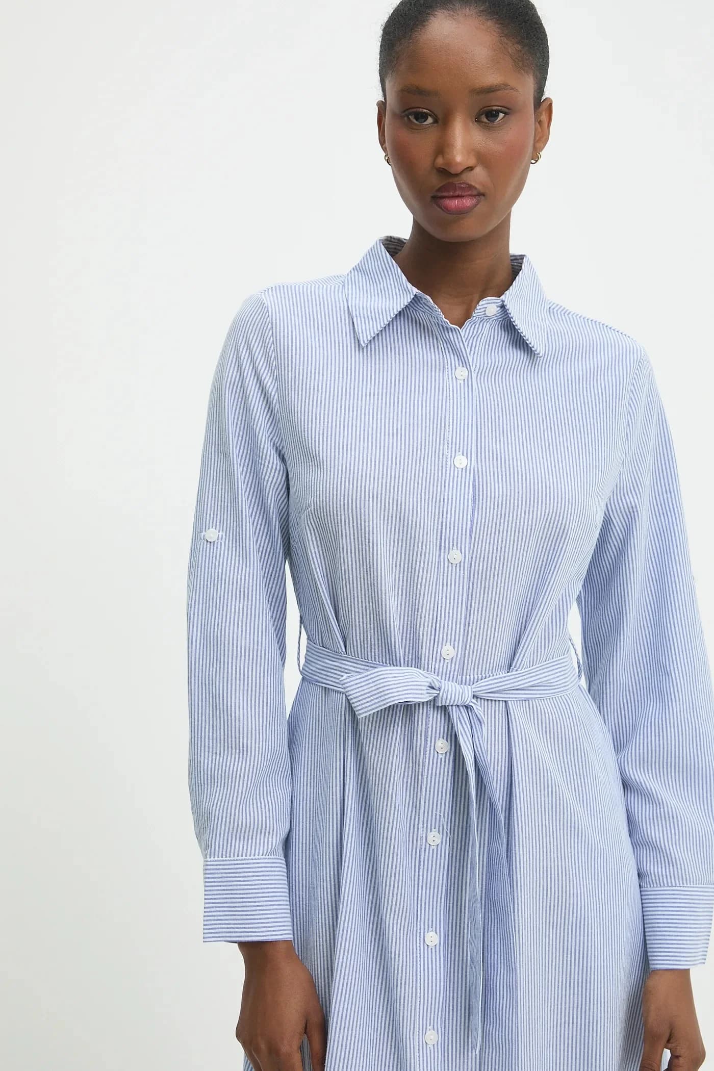 Льняное платье - фото 4