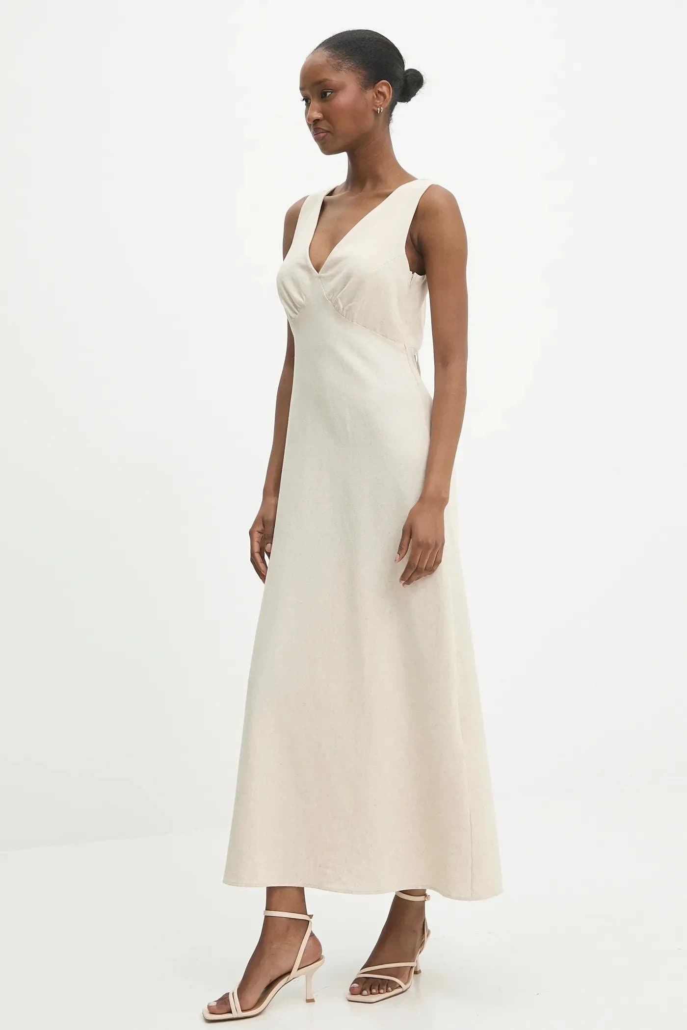 Платье из смесового льна - фото 2