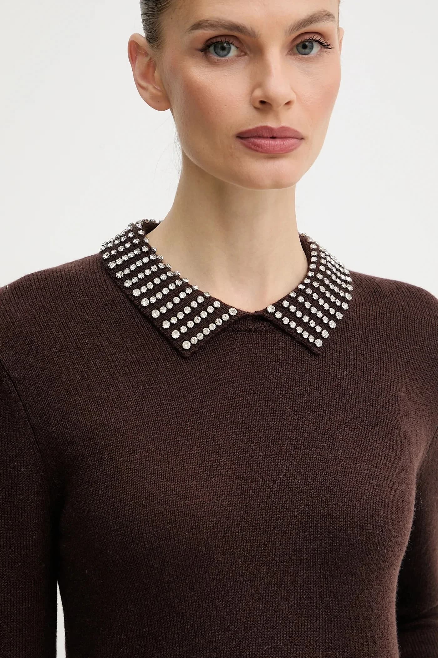 Свитер из смесовой шерсти - фото 4