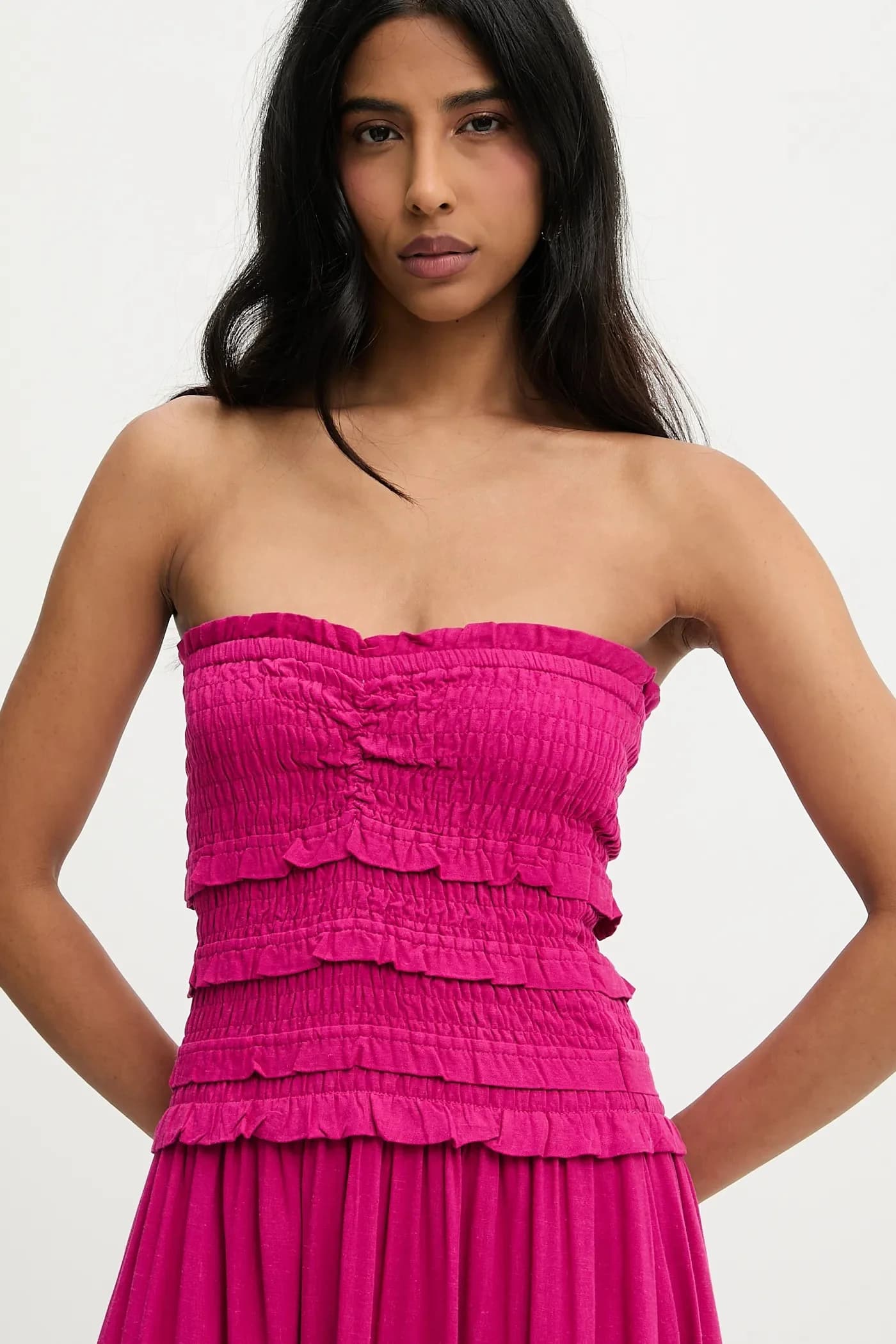 Льняное платье - фото 4