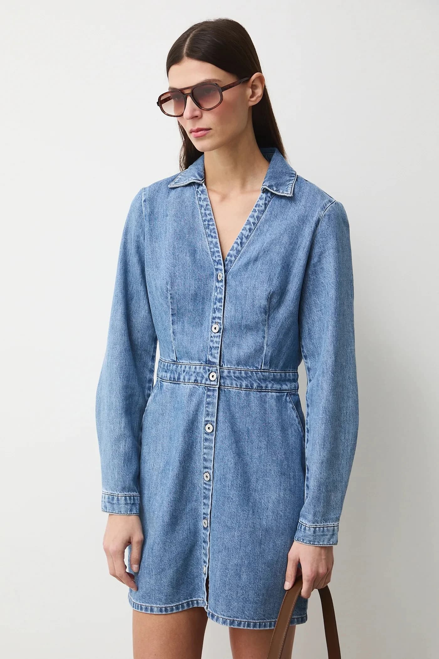 Джинсовое платье - фото 4