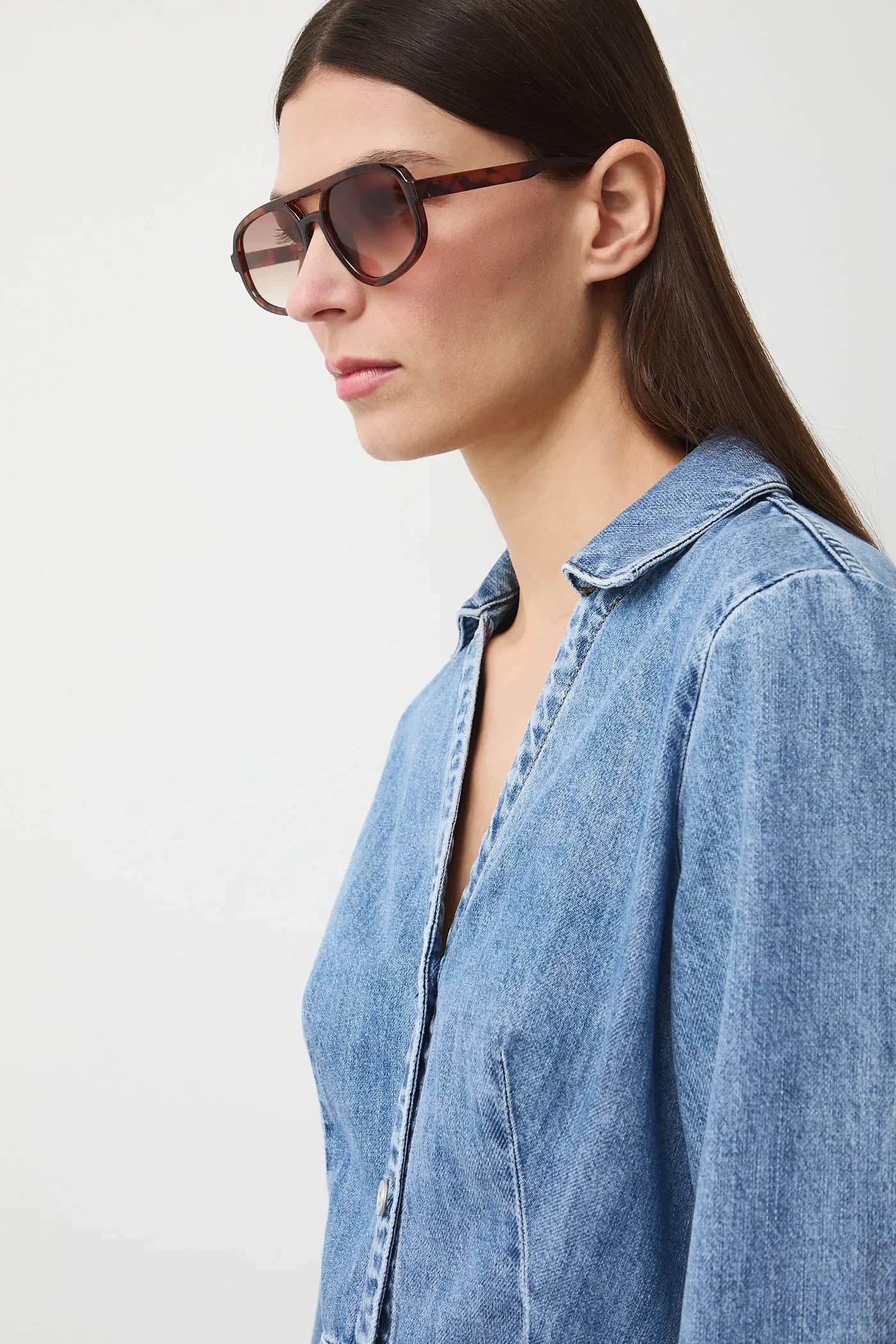 Джинсовое платье - фото 5