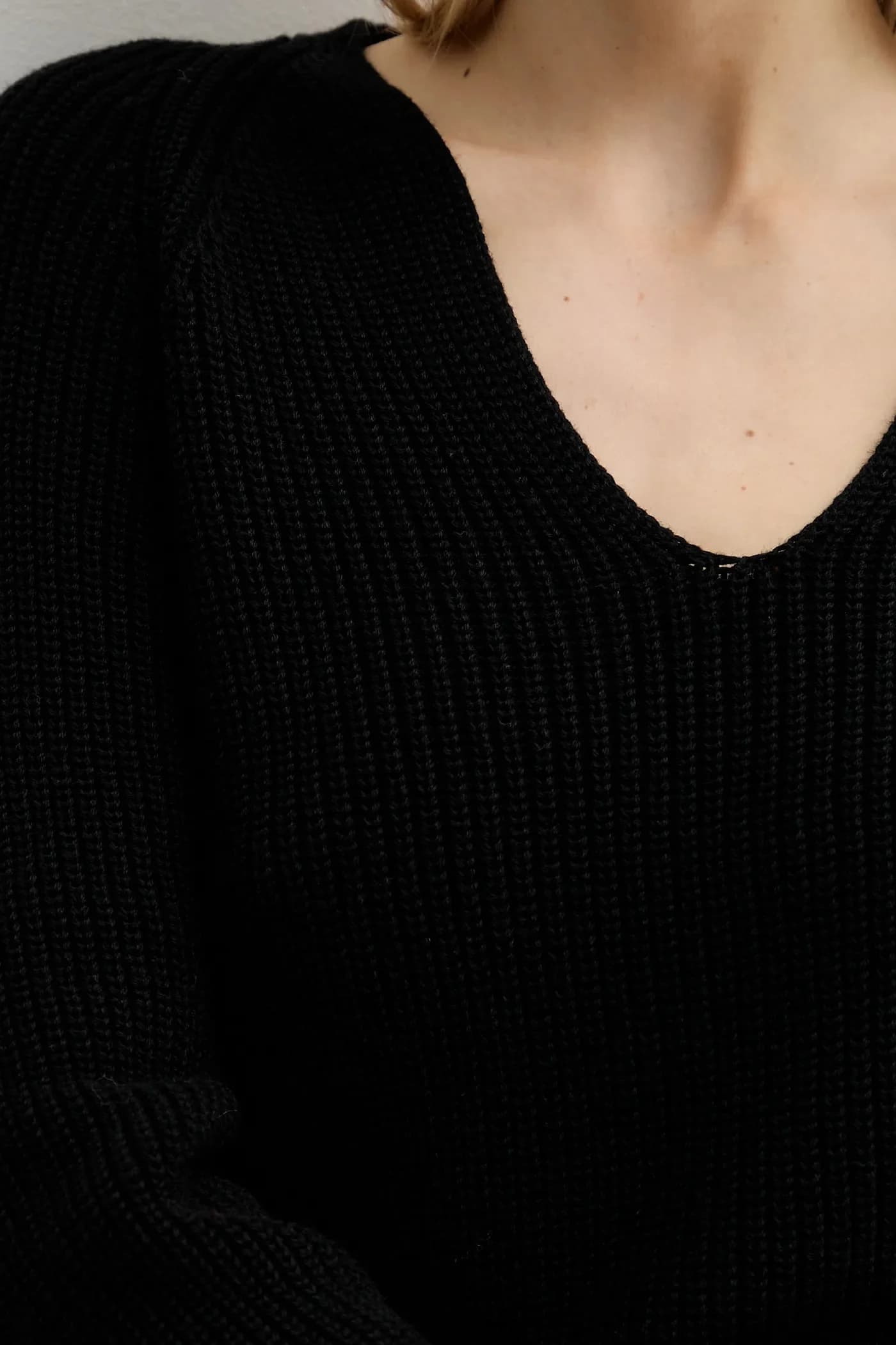 Хлопковый свитер - фото 5