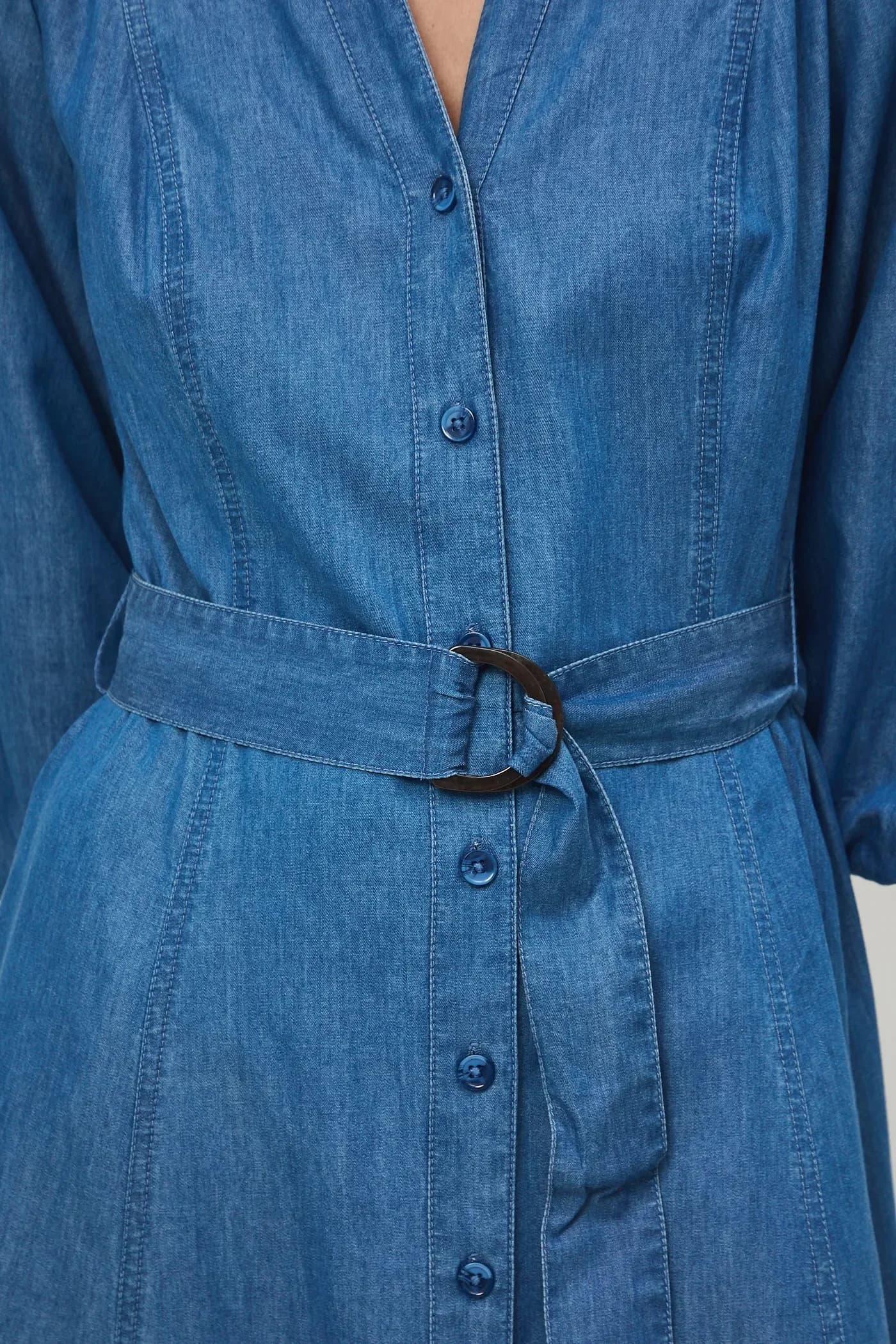 Джинсовое платье - фото 5