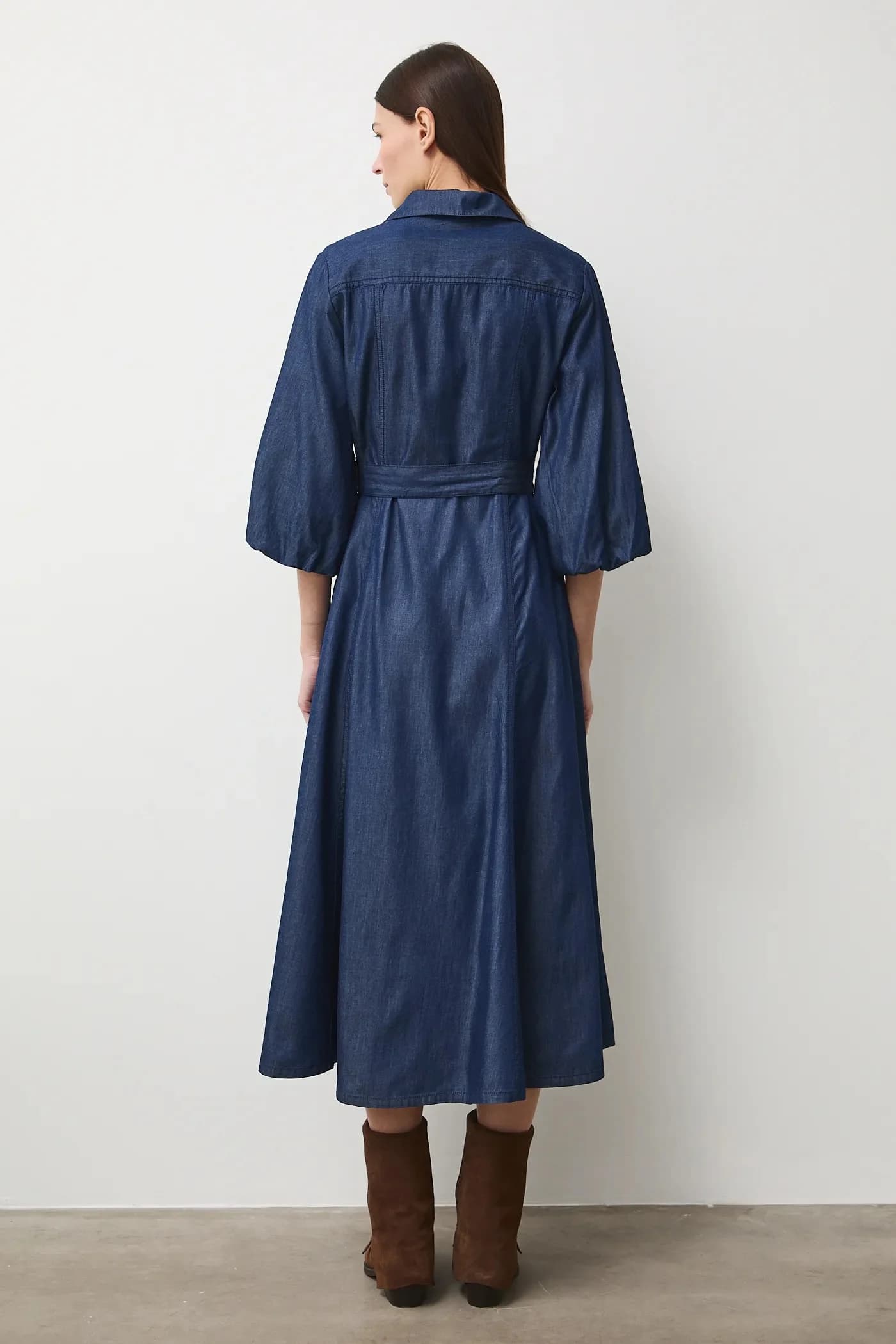 Джинсовое платье - фото 3