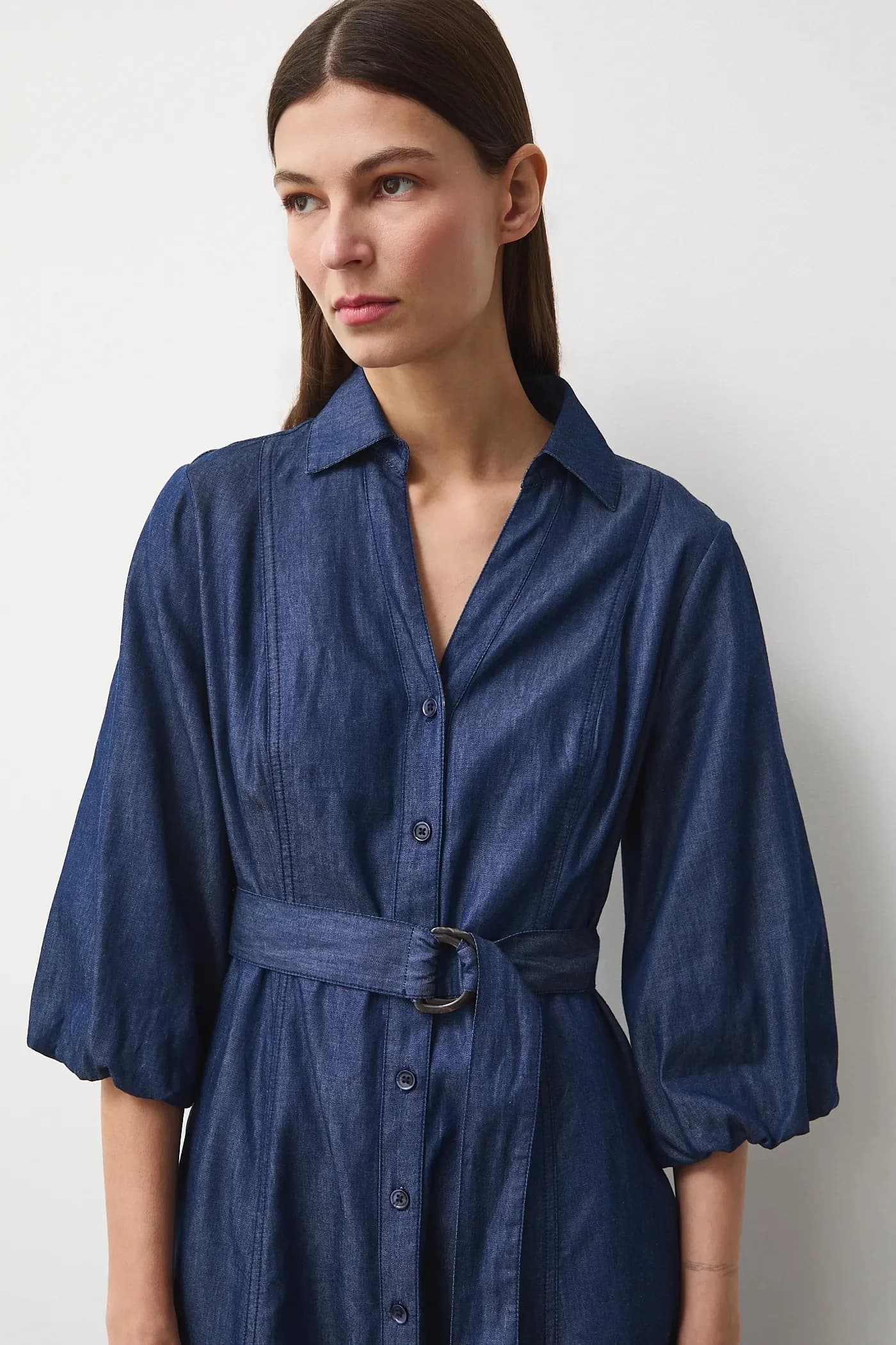 Джинсовое платье - фото 4