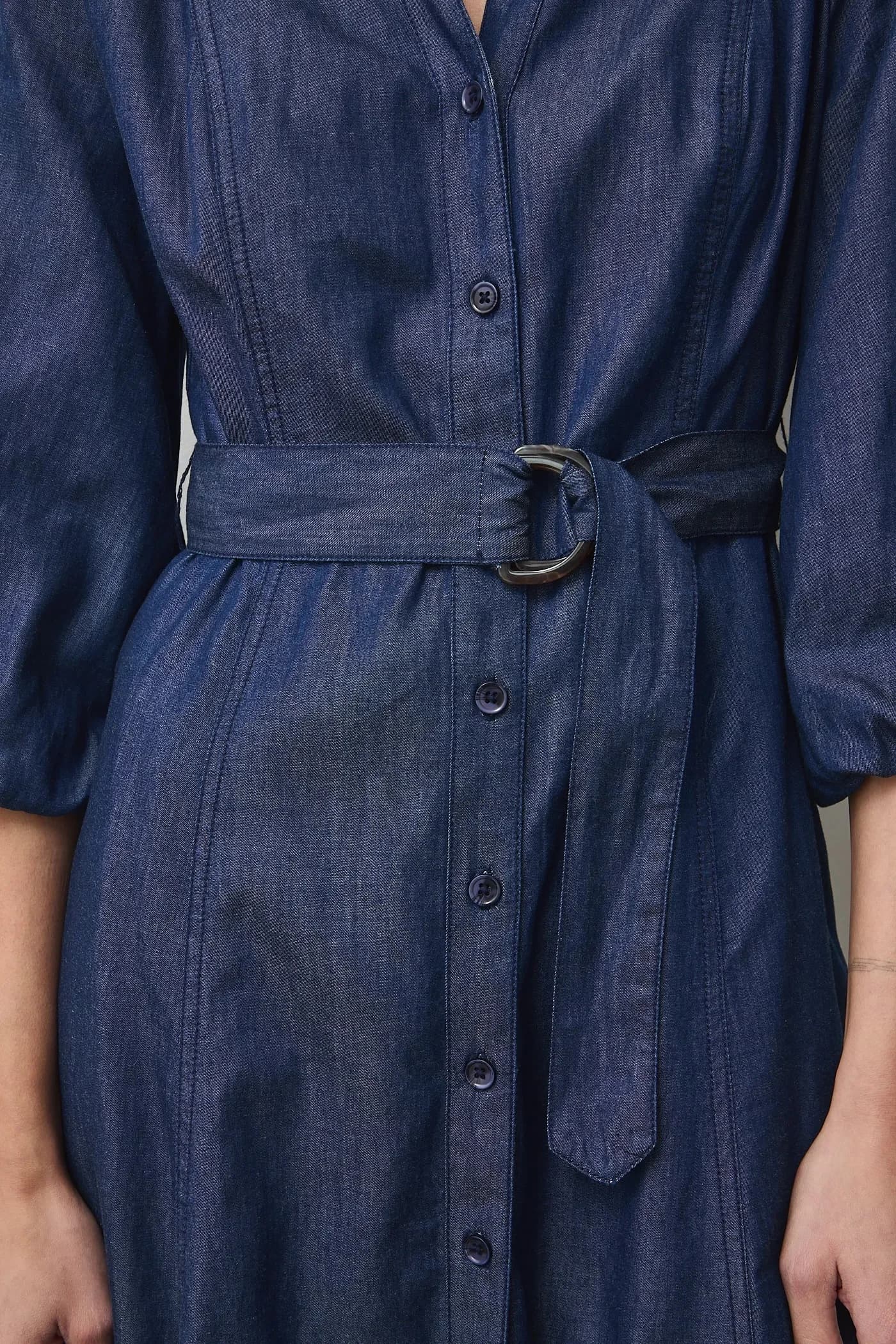 Джинсовое платье - фото 5