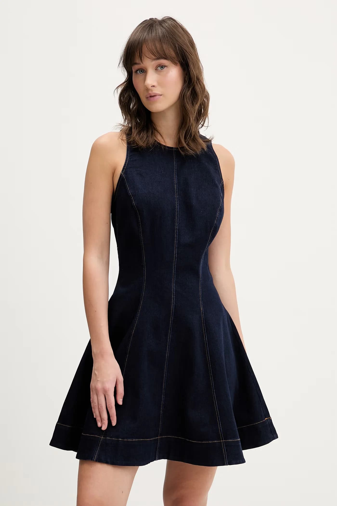 Джинсовое платье